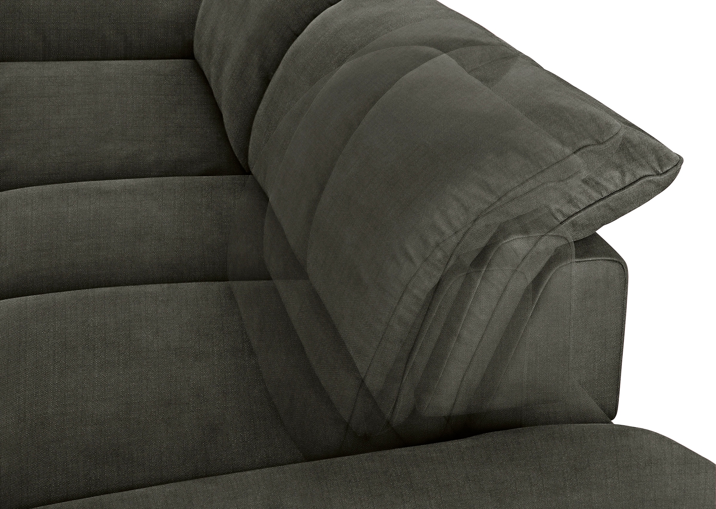 W.SCHILLIG Ecksofa »enjoy&MORE, Designsofa, bequem, zeitlos und elegant, L-Form«, Sitztiefenverstellung, Füße bronze pulverbeschichtet, Breite 310 cm