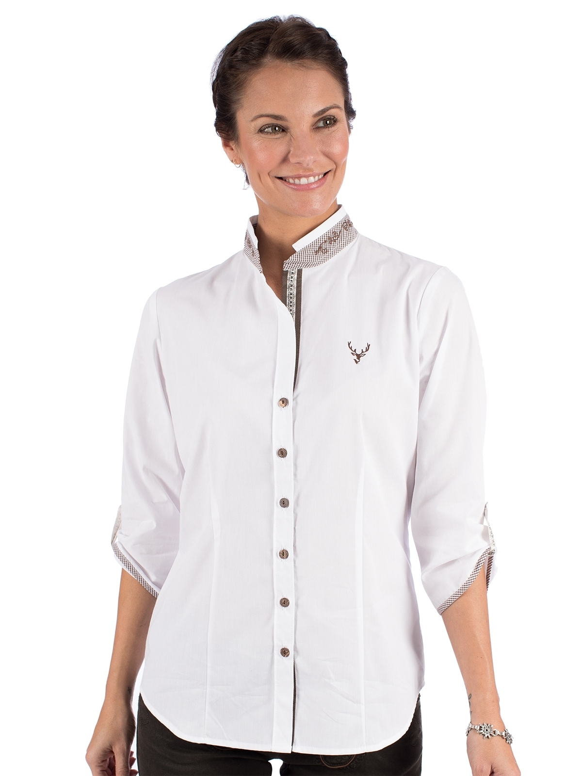 OS-Trachten Blusentop »Trachtenbluse 450006-3684«