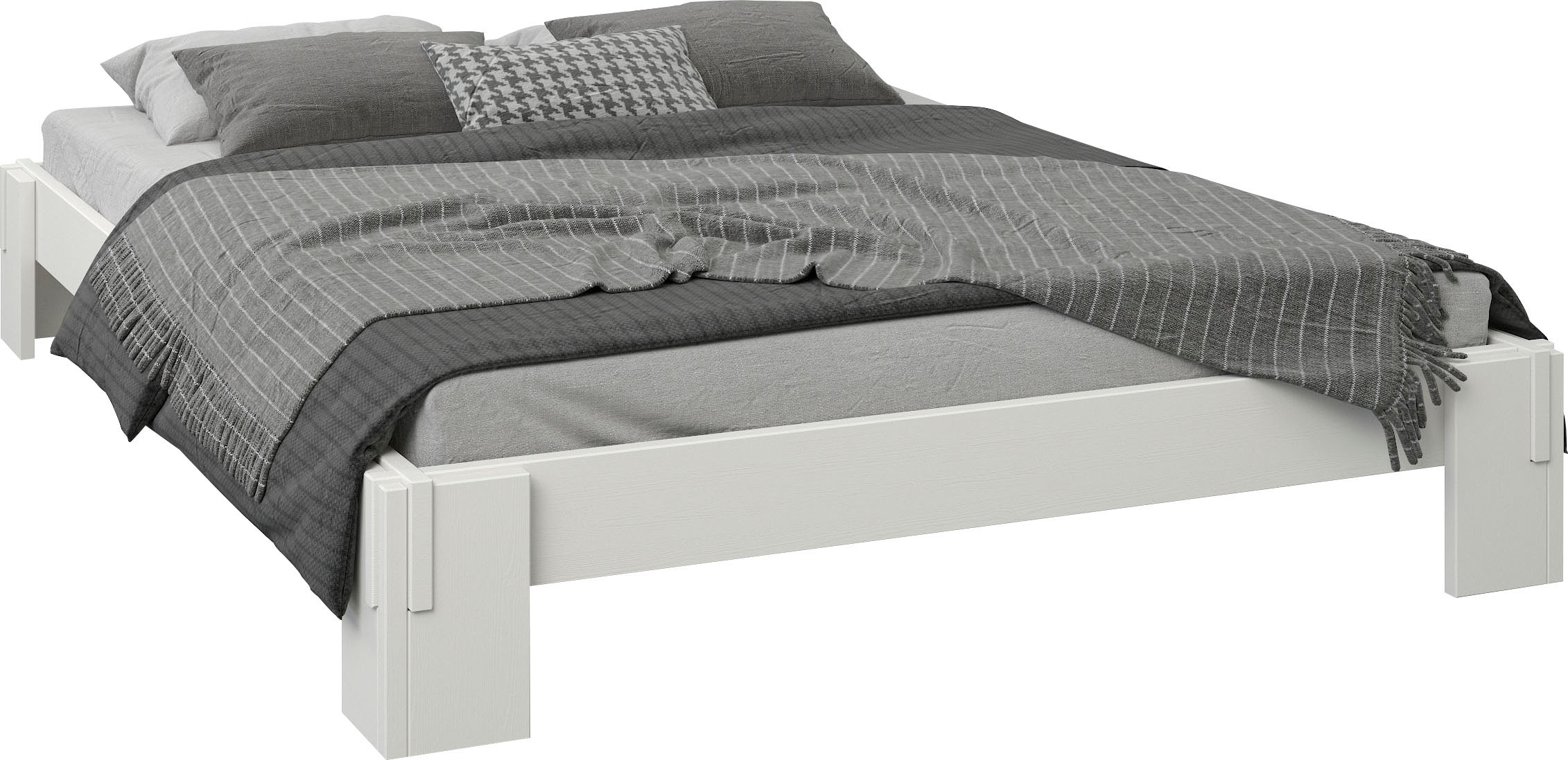 Home affaire Futonbett »"ZEN " zertifiziertes Massivholz (Kiefer)«, Massivholzbett, zeitlos elegant