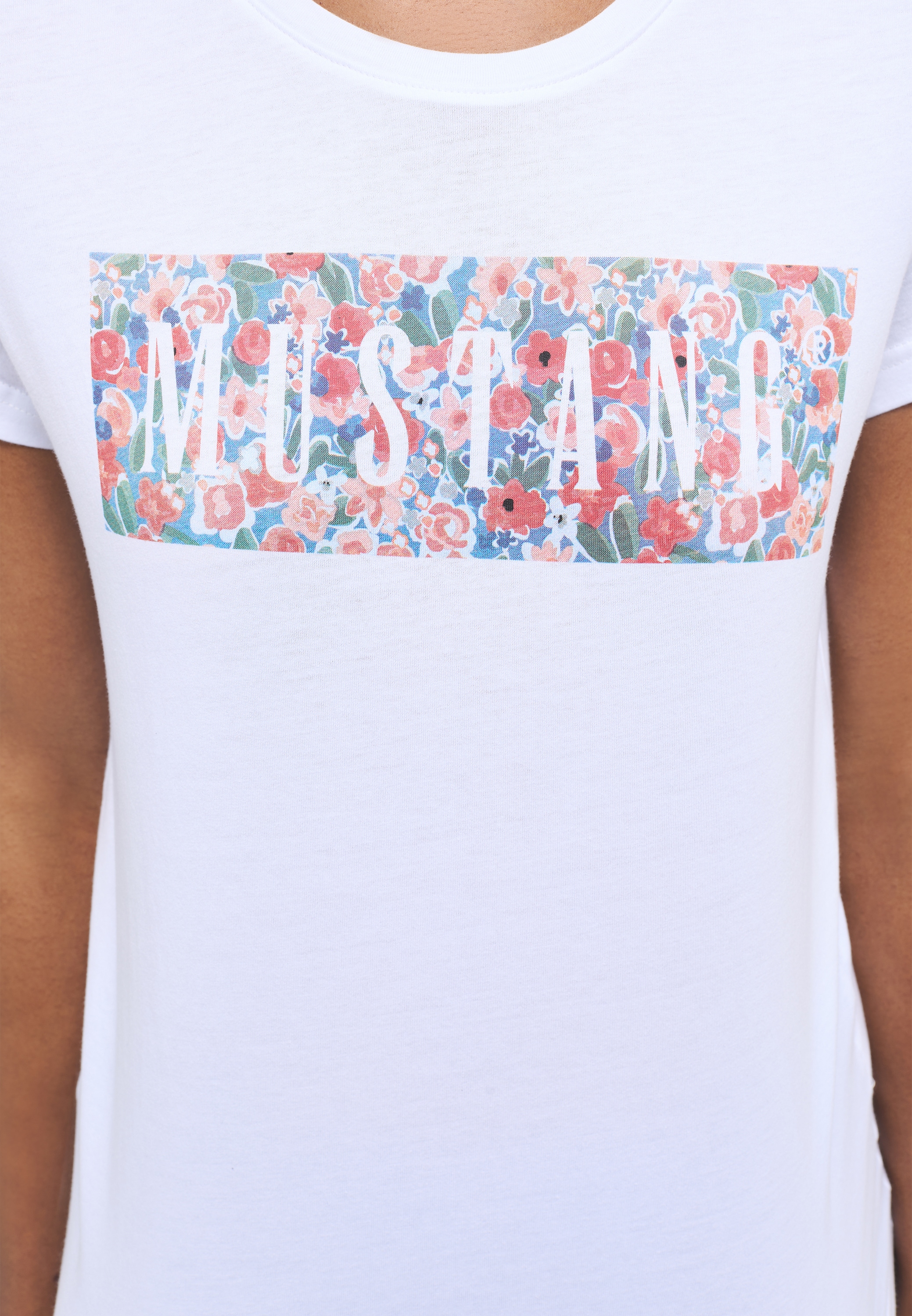 online MUSTANG Kurzarmshirt OTTO bestellen »T-Shirt« bei