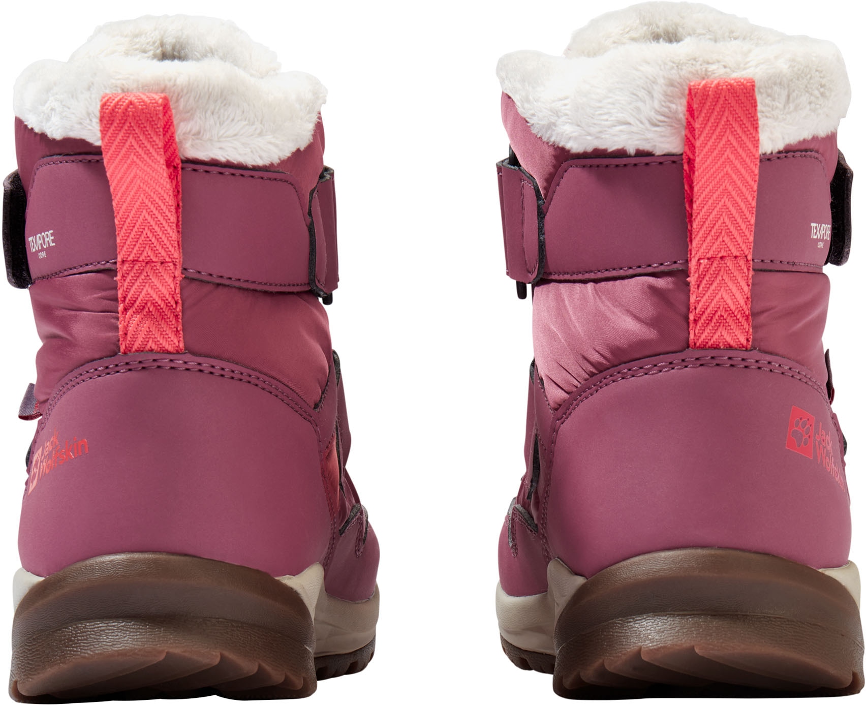 Jack Wolfskin Winterboots »POLAR BEAR-G TEXAPORE MID VC K«, Snowboots, Winterstiefel, Winterschuhe, wasserdicht & gefüttert