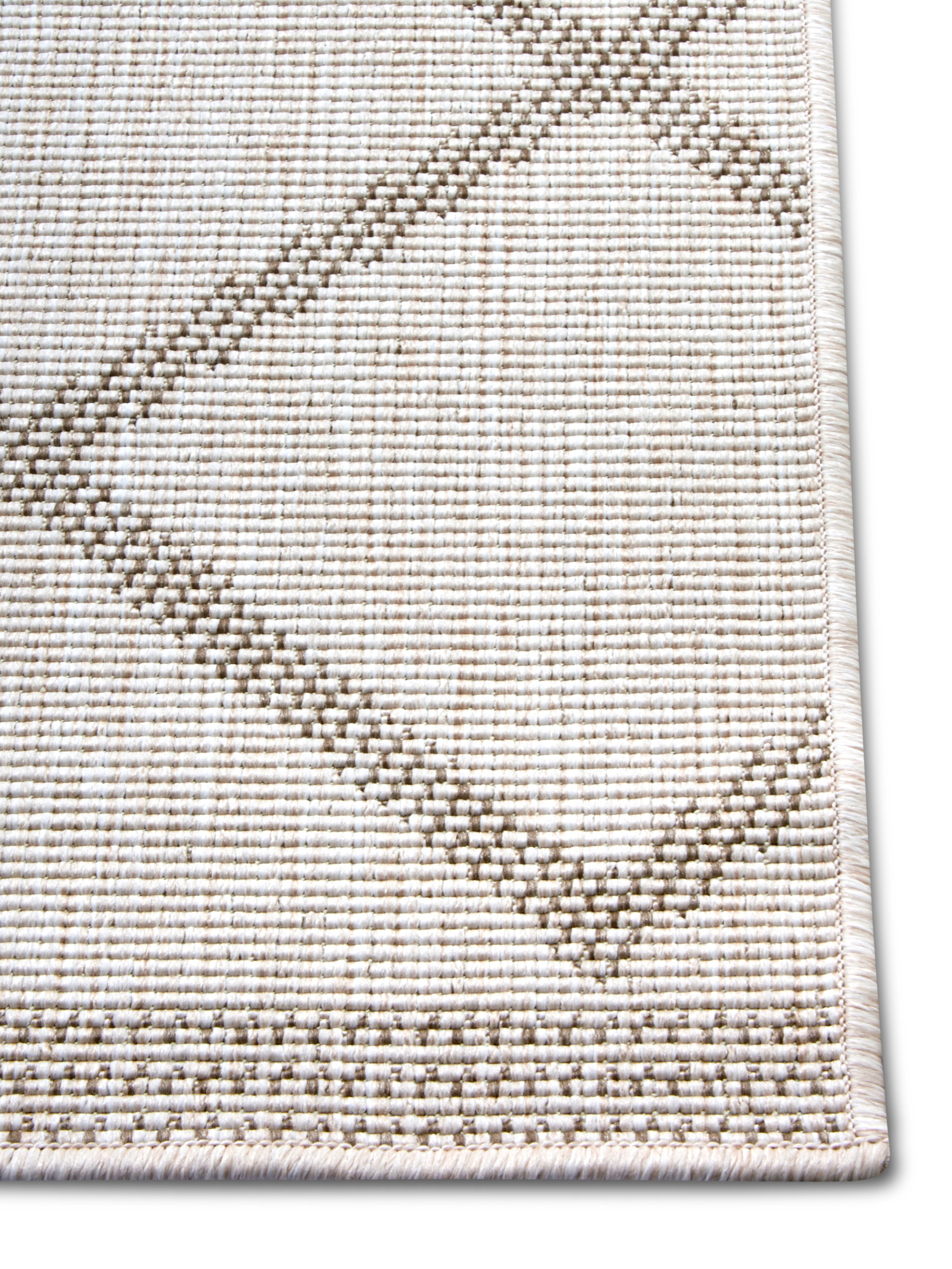 NORTHRUGS Teppich »Corsica Wendeteppich«, rechteckig, 5 mm Höhe, In-& Outdoor, Wetterfest, Balkon, Läufer, Wohnzimmer, Wasserfest
