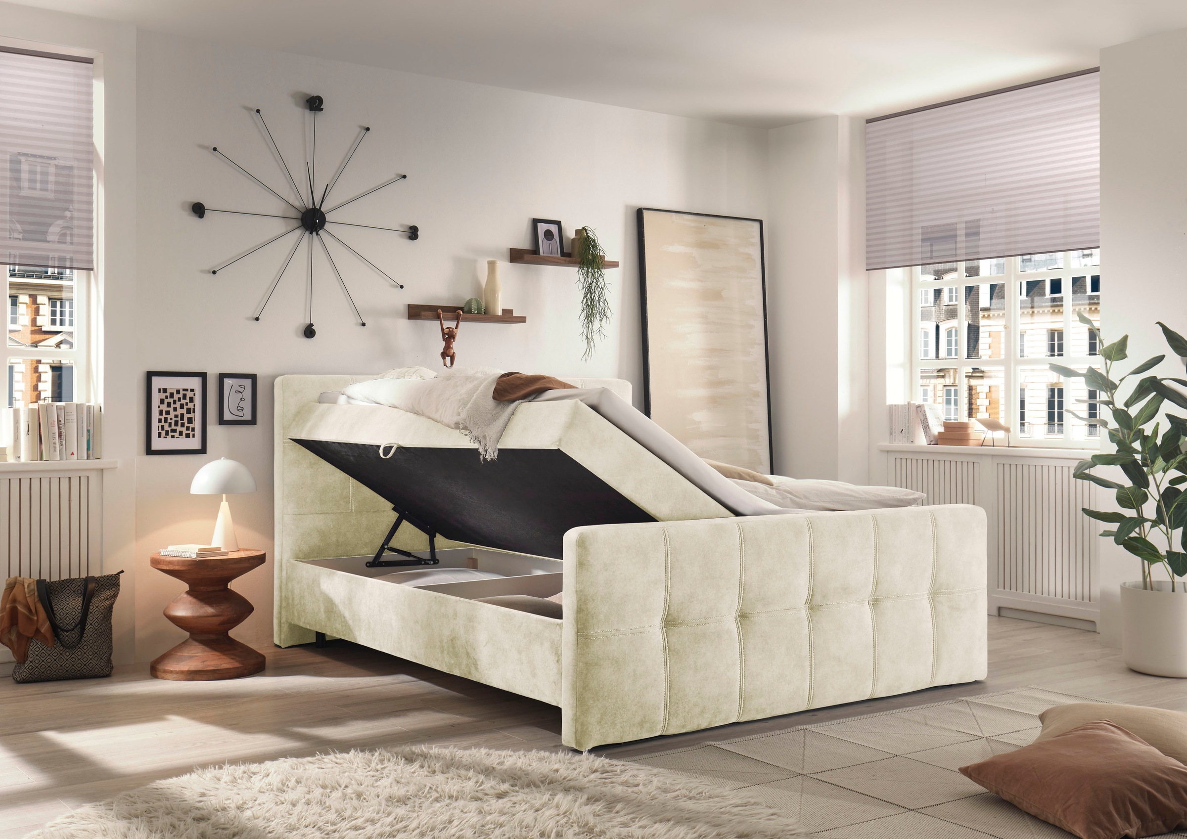 ED EXCITING DESIGN Boxbett »Valetta«, mit Bettkasten