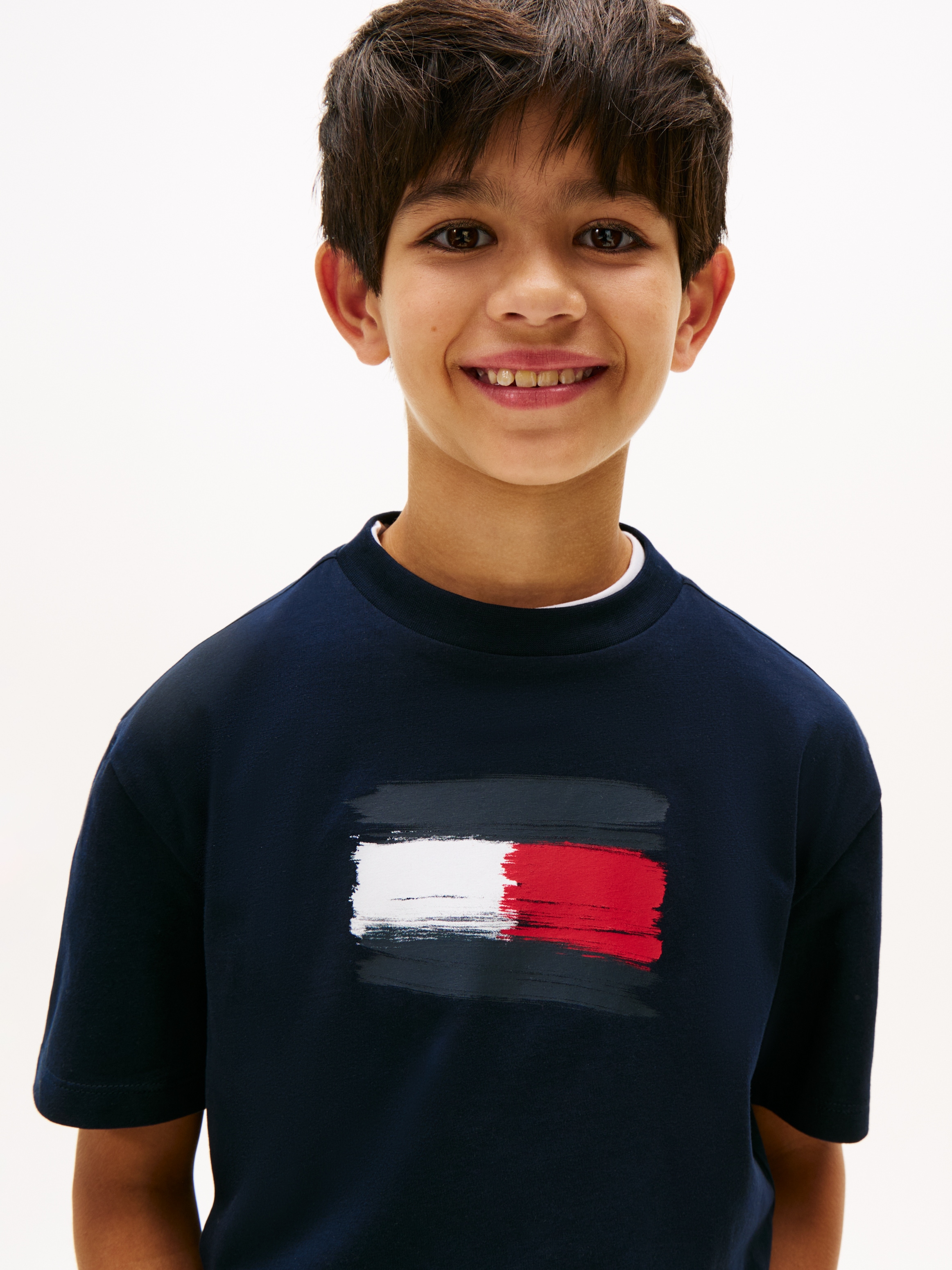 Tommy Hilfiger T-Shirt »FLAG ARCHIVE TEE SS«, Kinder bis 16 Jahre
