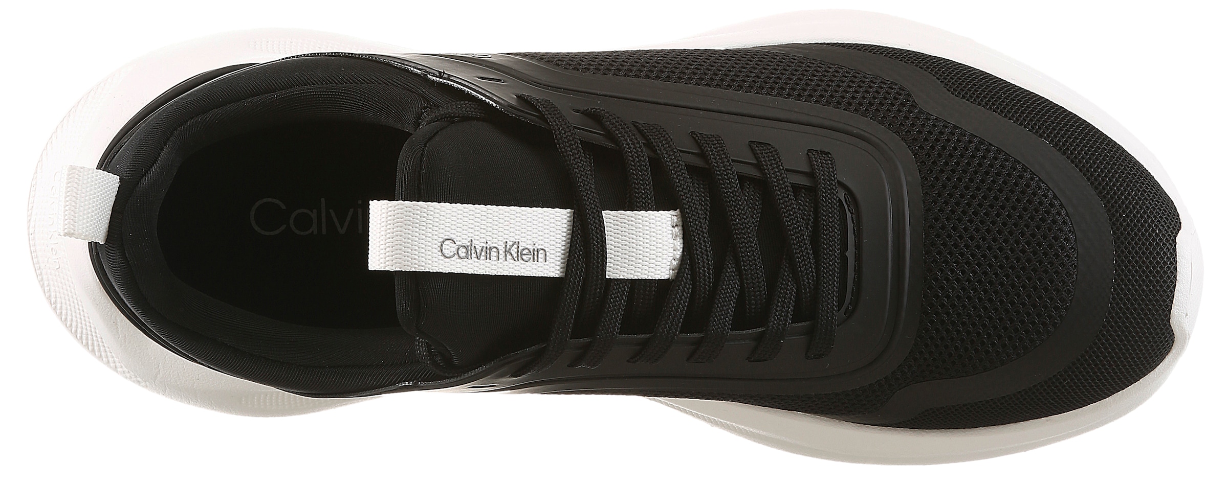 Calvin Klein Slip-On Sneaker »LIGHT RUNNER SOCK MESH LYCRA«  Slipper, Halbschuh, Freizeitsneaker mit Mesh-Einsatz