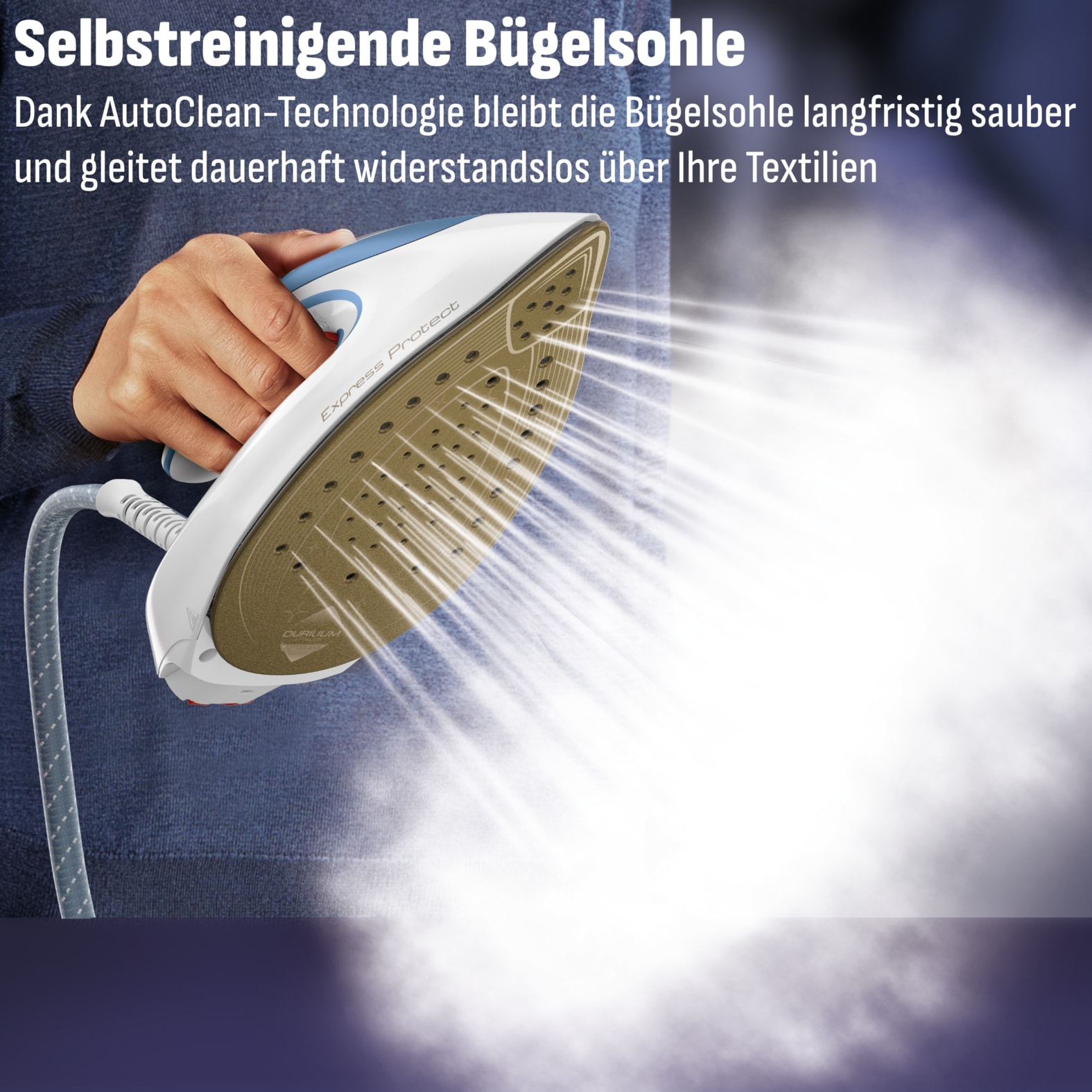 Tefal Dampfbügelstation »Express Protect« 7,5 Bar, Dampfstoß: 520 g/Min., Dauerdampfmenge: 130 g/Min., SV9202