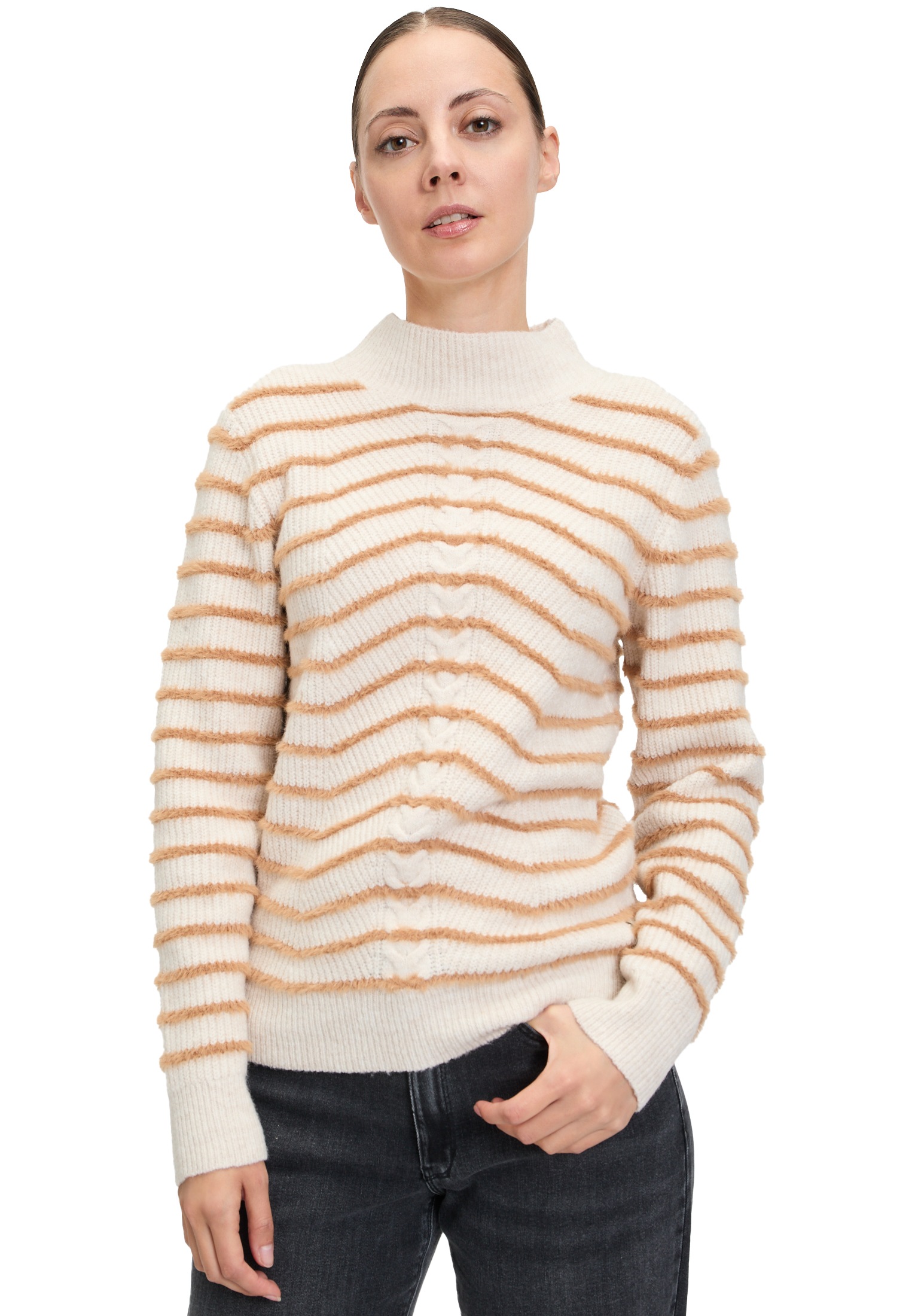 Betty&Co Strickpullover »Strickpullover mit Rundhalsausschnitt«
