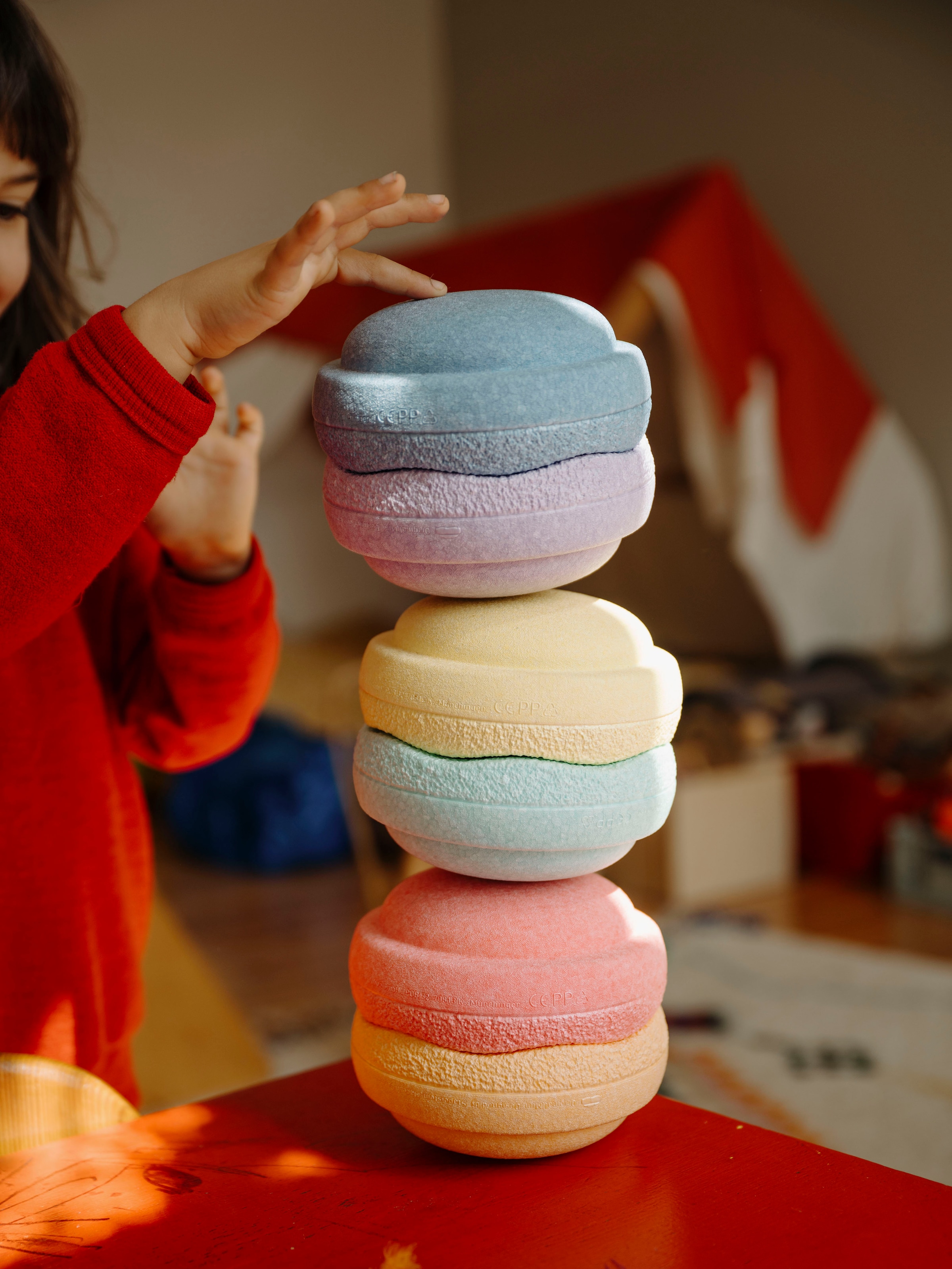 Stapelstein Balancetrainer »Stapelstein® Original Mini rainbow pastel«
