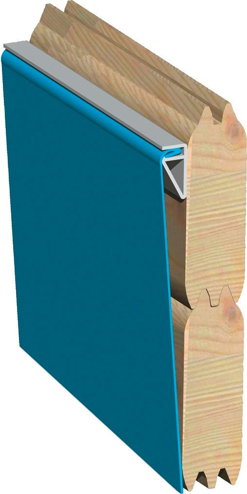 Karibu Rechteckpool »Roma A BxLxH: 582x353x124cm, mit Sonnendeck« 44 mm kesseldruckimprägniertes Fichtenholz