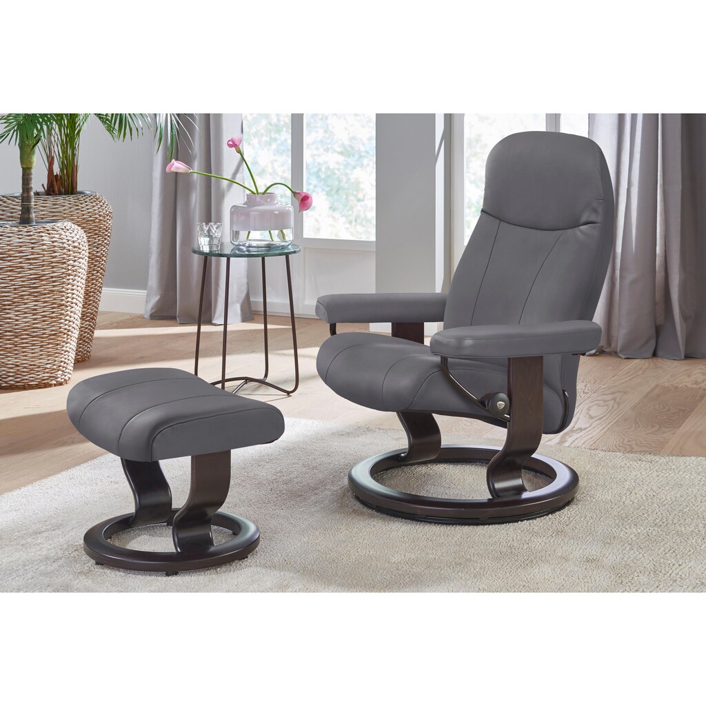 Stressless® Relaxsessel »Garda«, (Set, Relaxsessel mit Hocker)