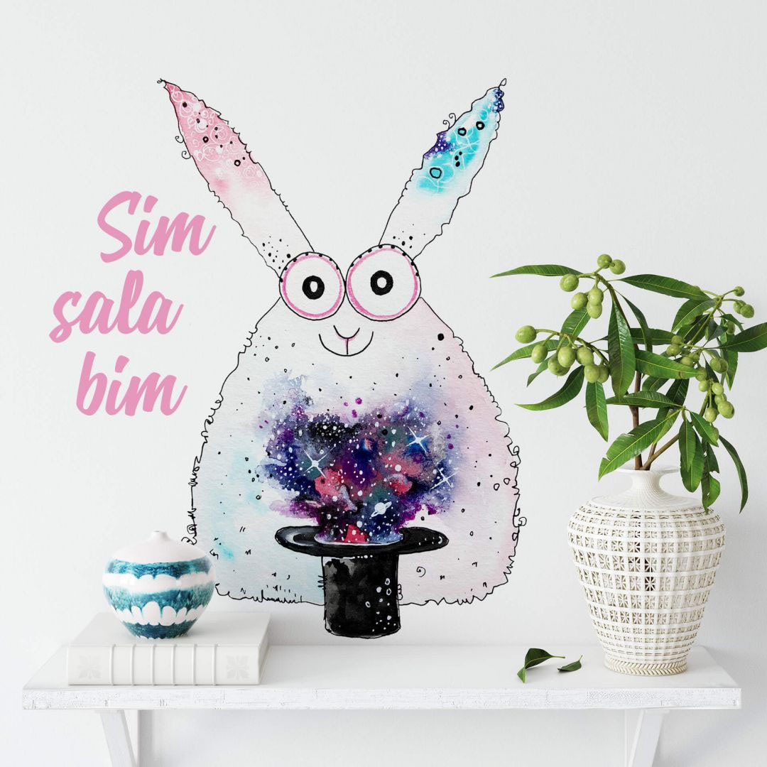 Wall-Art Wandtattoo »Magisch Kaninchen Sim (1 St.) bei Bim«, Sala OTTO online