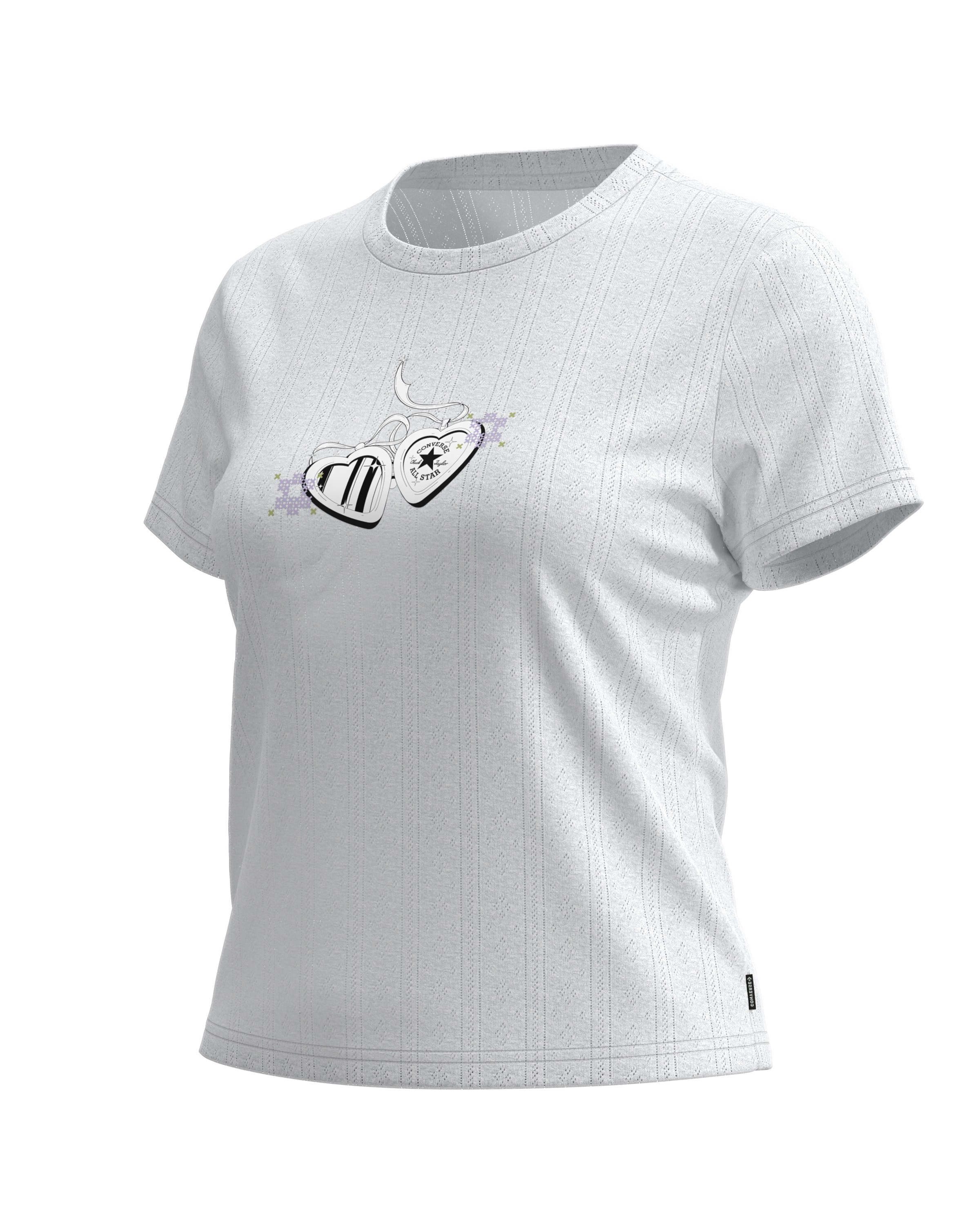 Converse T-Shirt klassischer Schnitt, Kurzarm, für Freizeitaktivitäten