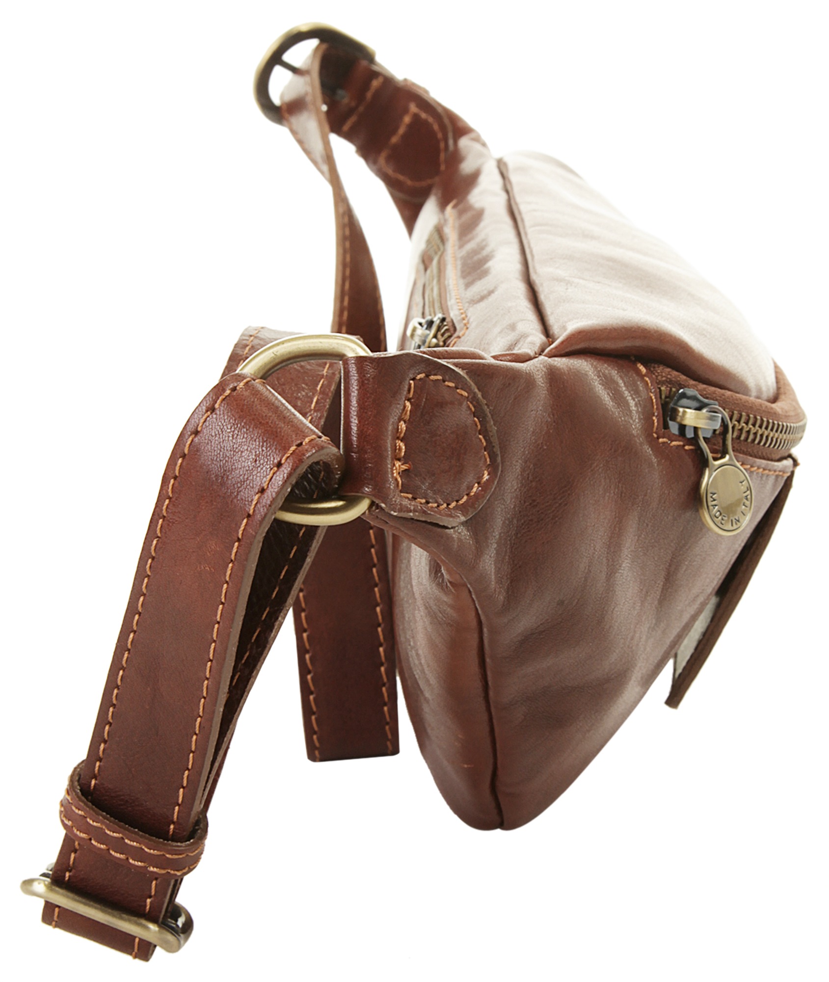 Piké Gürteltasche, echt Leder, Made in Italy