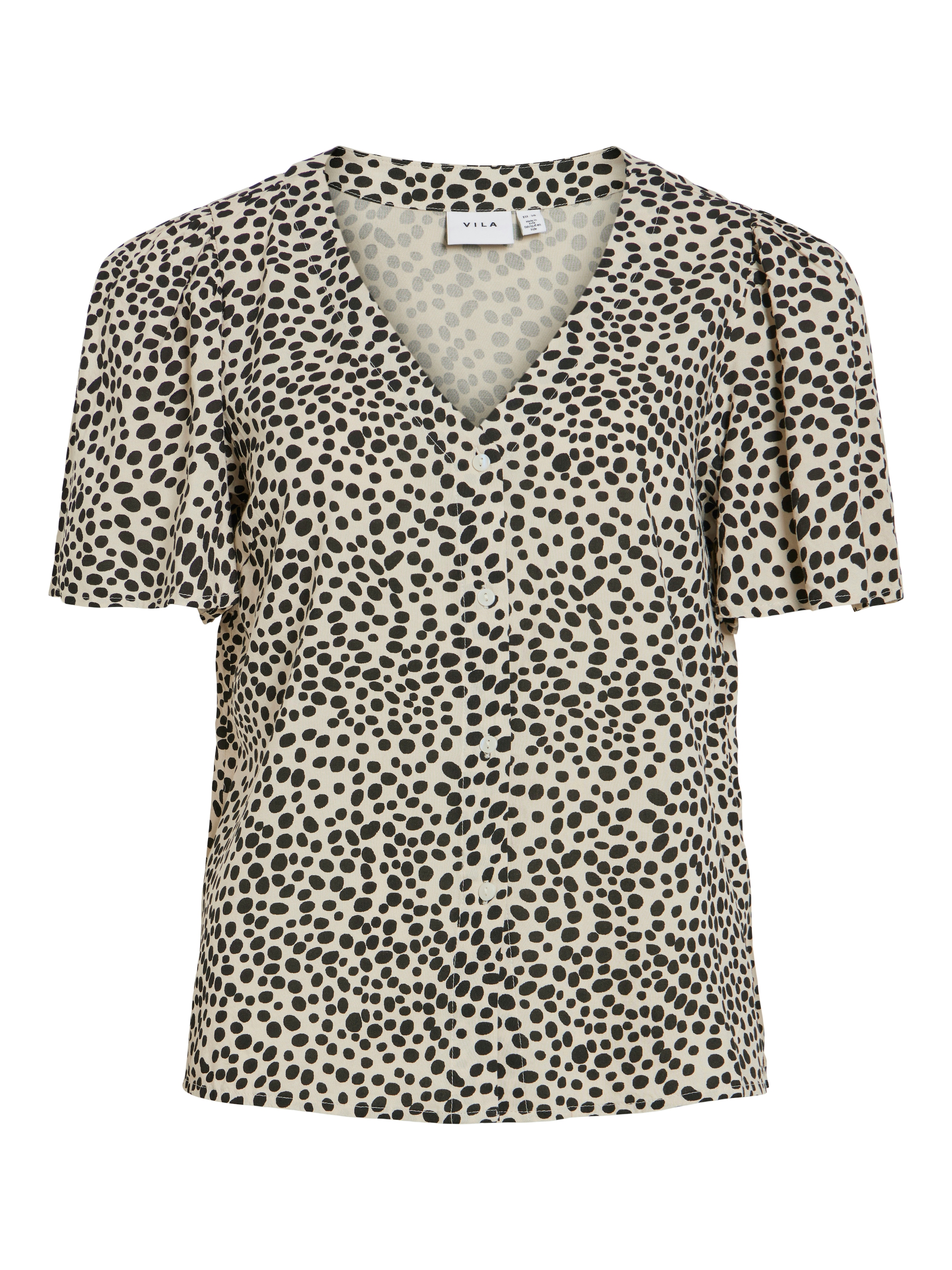 Vila Hemdbluse »VIGRACE V-NECK S/S SHIRT - NOOS«