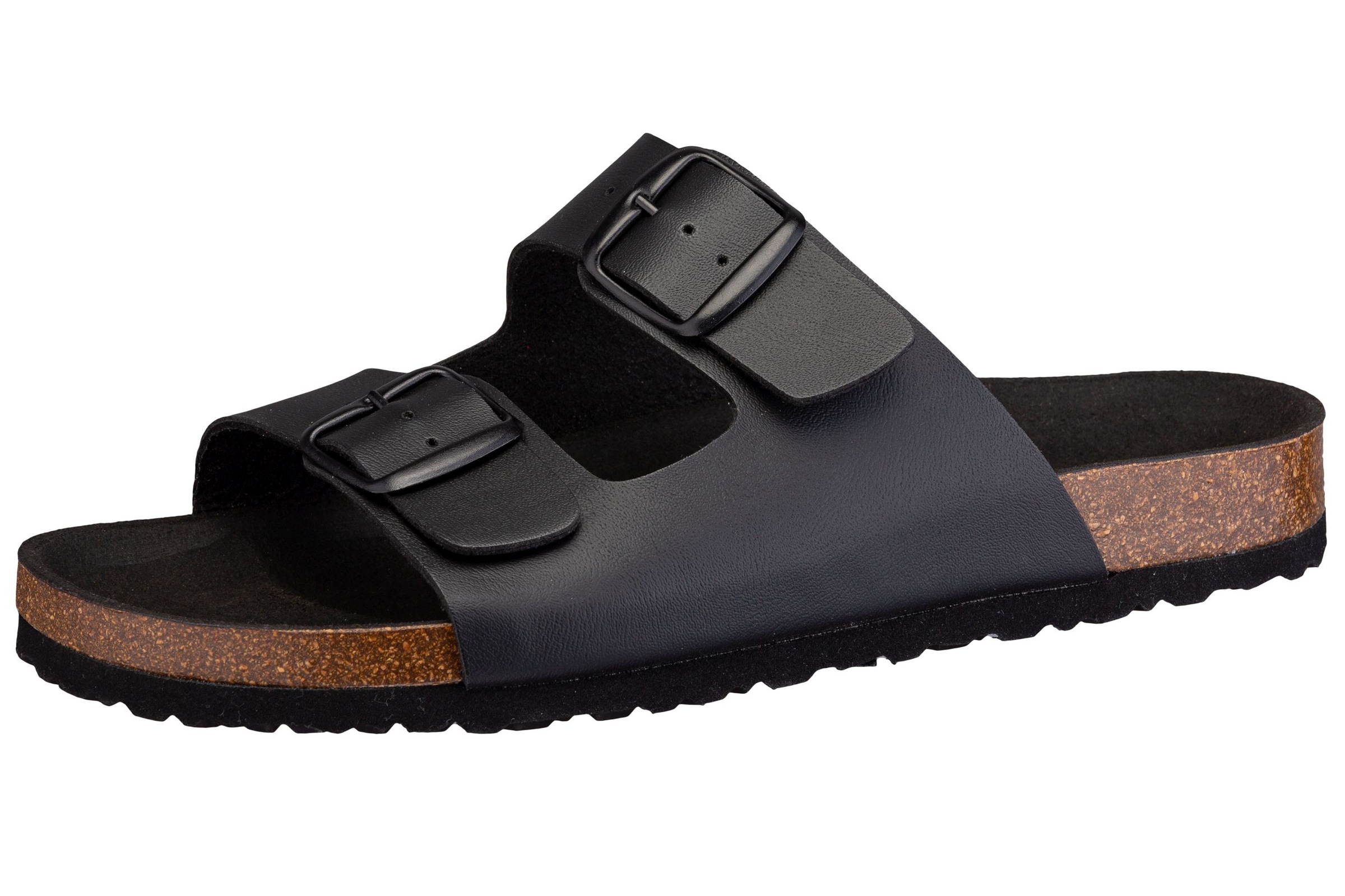 Lico Herren Pantolette »Pantolette Bioline Man Vegan« in schwarz, Größe 43