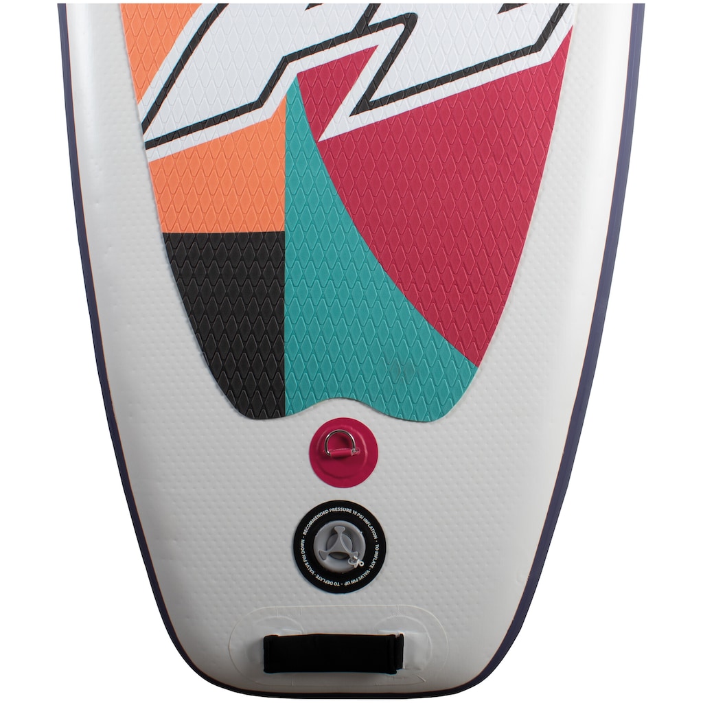 F2 SUP-Board »Tropical Icecream 10,5"«, (mit Paddel, Pumpe und Transportrucksack)