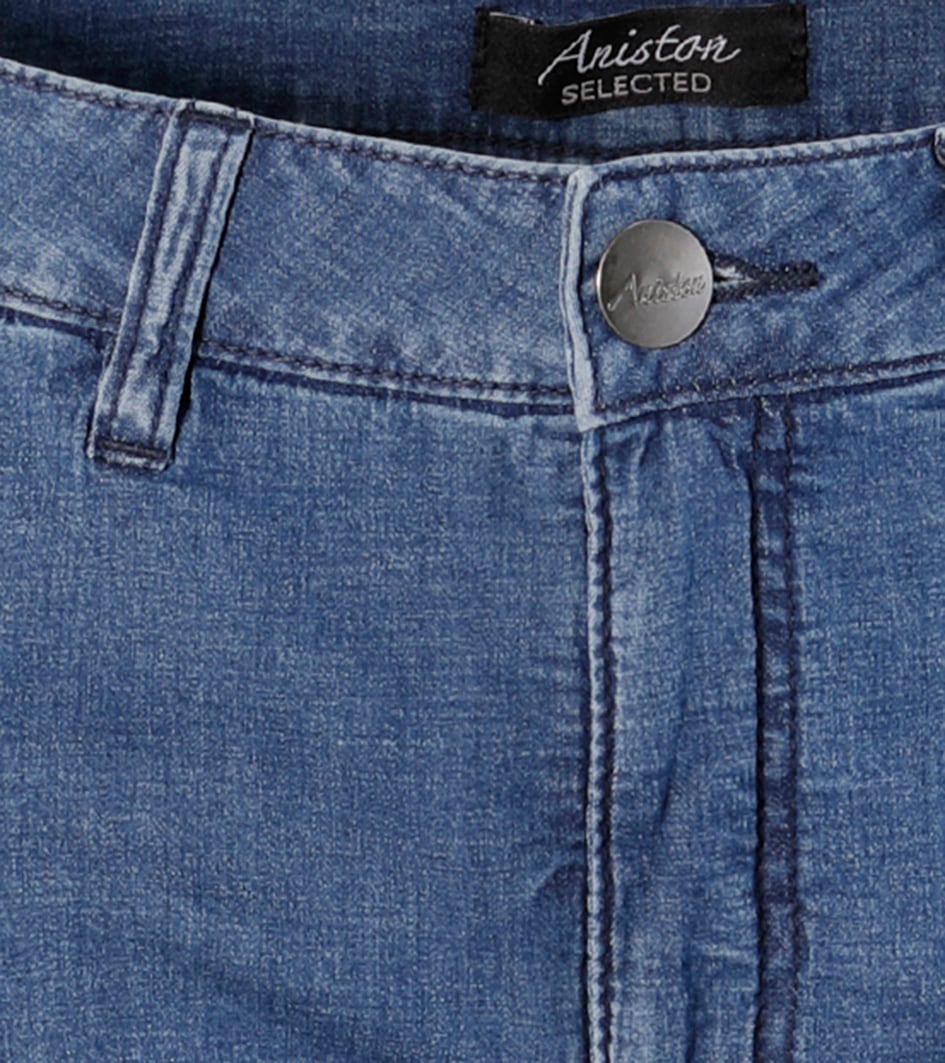Aniston SELECTED Straight-Jeans, mit weitem Bein; regular waist