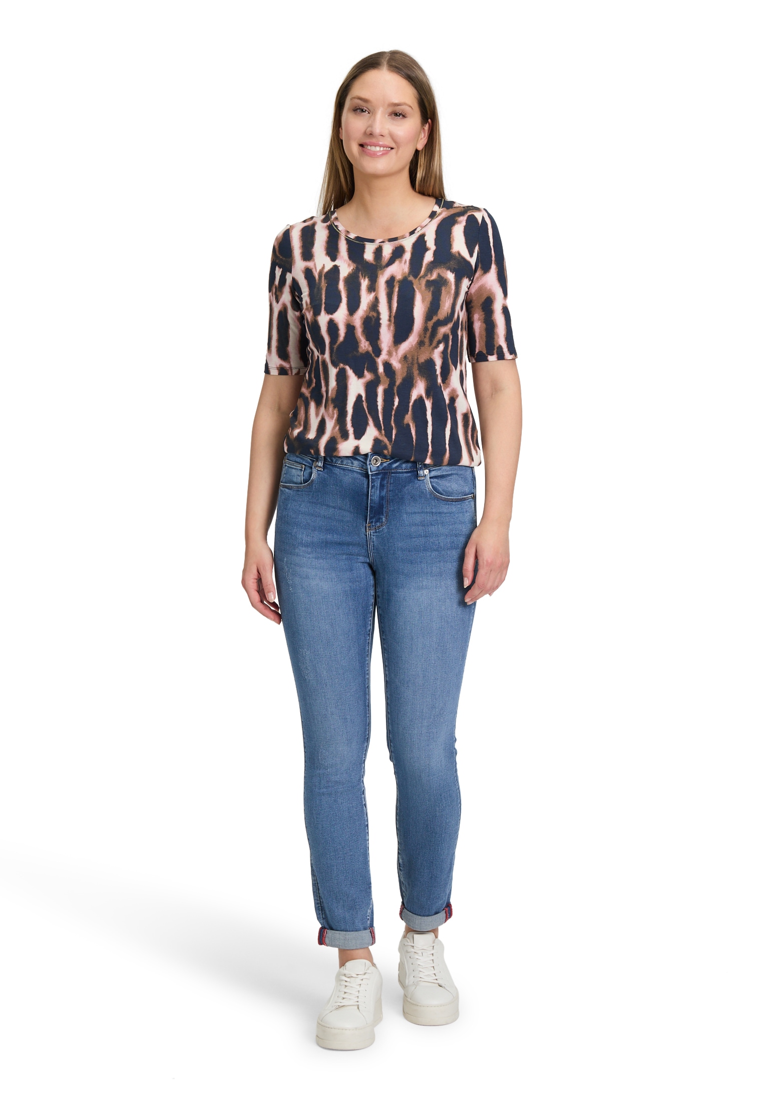 Betty Barclay Langarmshirt »Printshirt mit Rundhalsausschnitt«