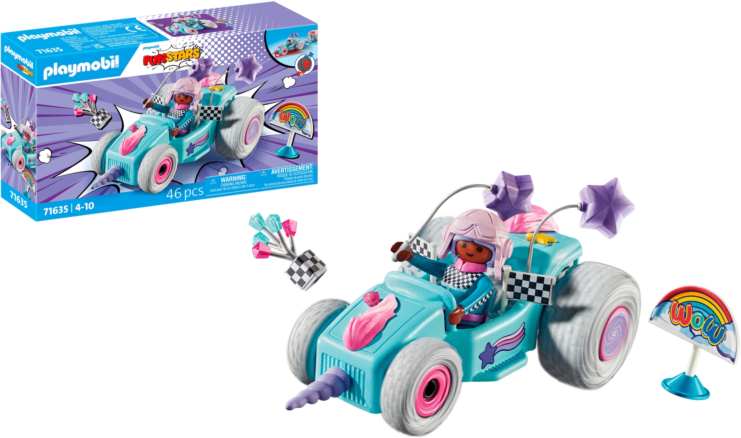 Playmobil® Konstruktions-Spielset »Rasendes Einhorn (71635), Funstars« Made in Germany