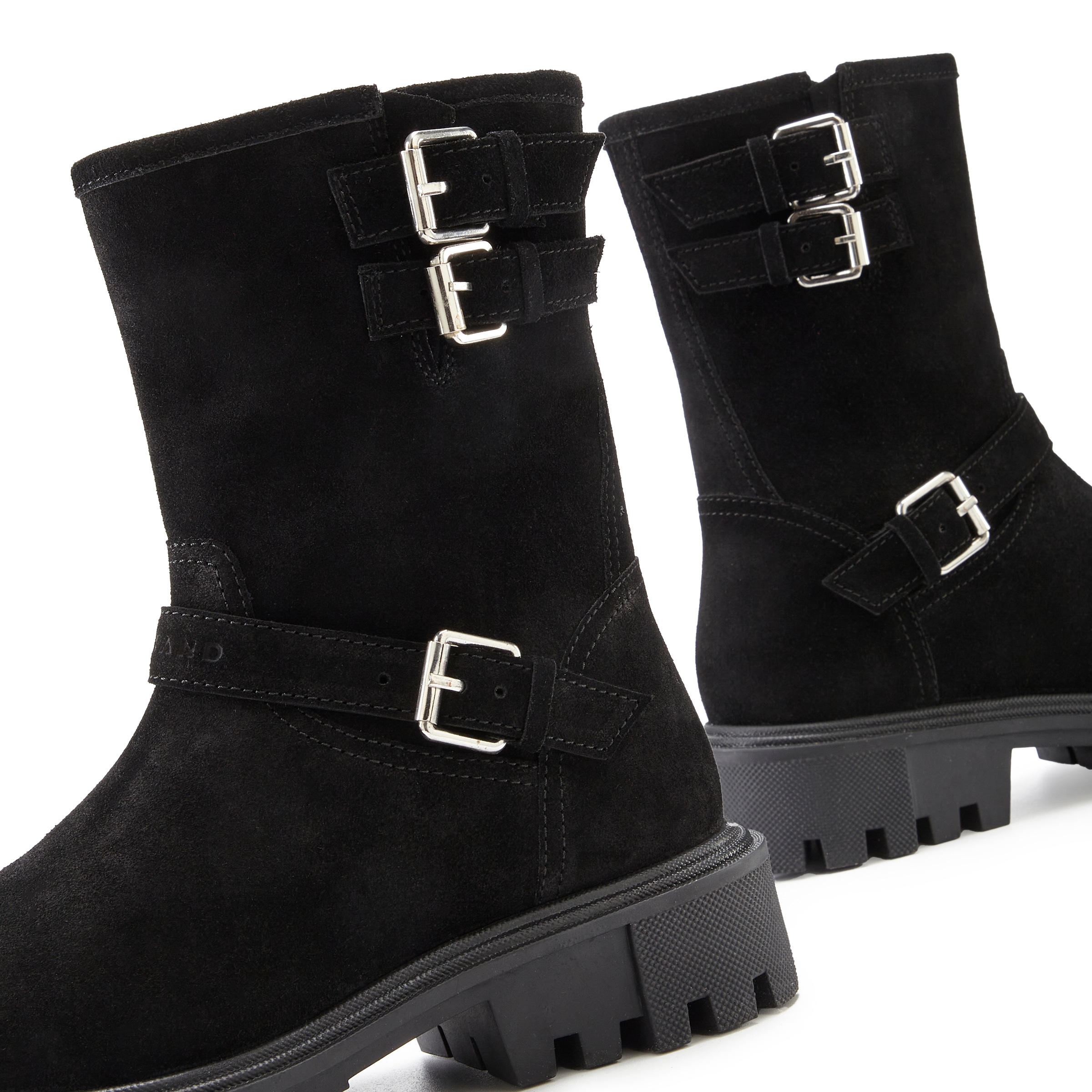 Elbsand Stiefelette, aus Leder mit trendigen Zierschnallen, Stiefel, Boots
