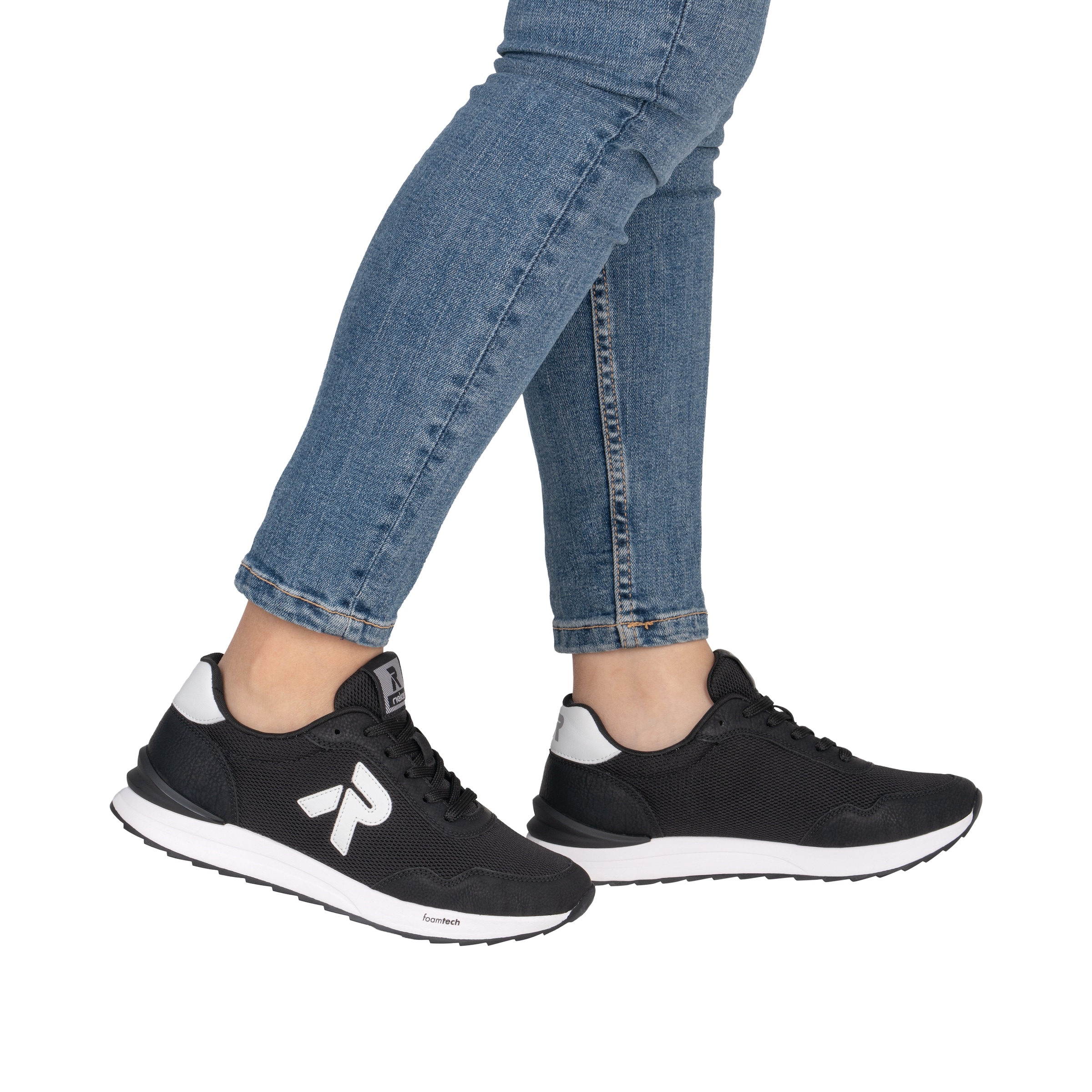 RIEKER Sport Sneaker  Schnürschuh, Halbschuh, Freizeitsneaker mit leichter Laufsohle