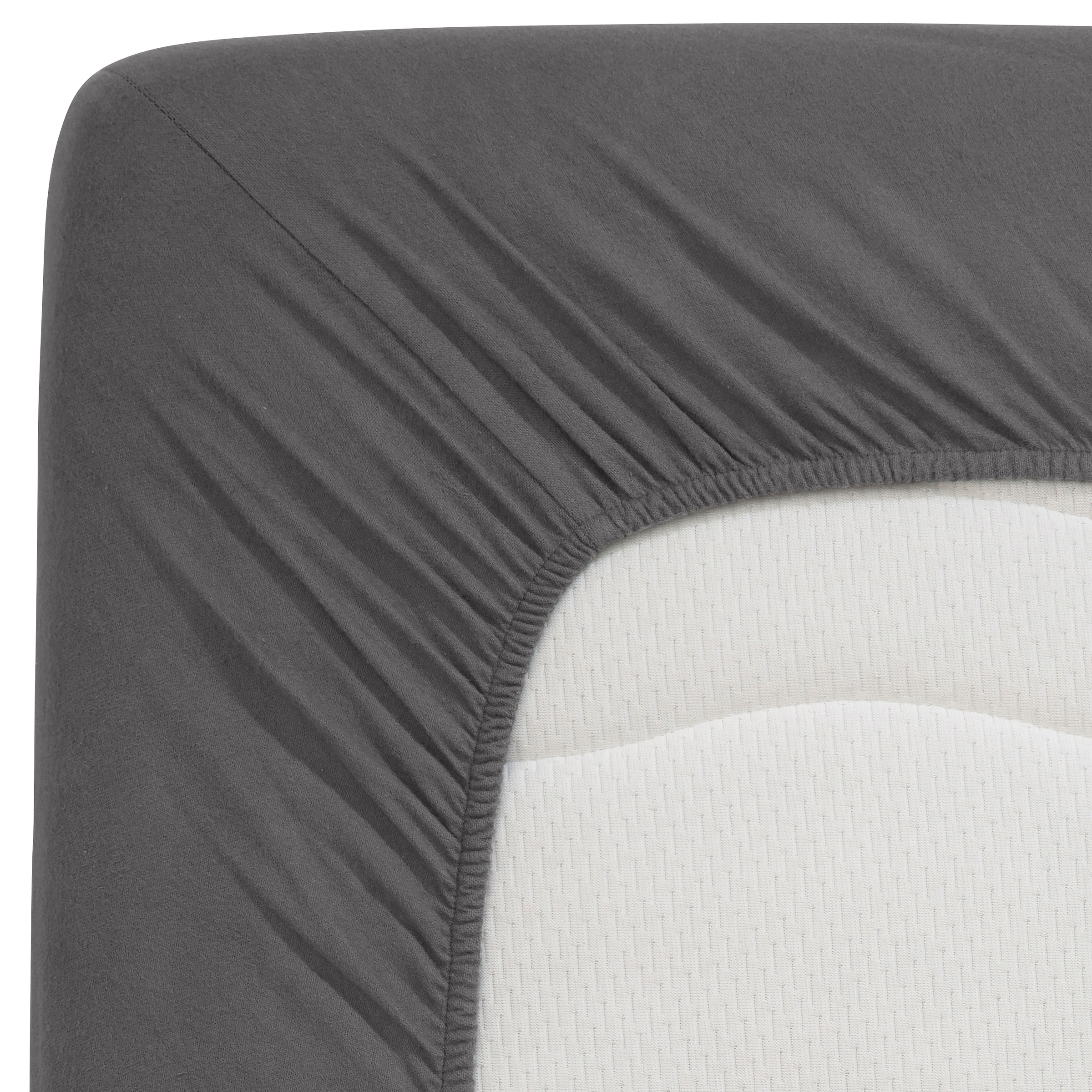 Home affaire Spannbettlaken »Cremona, in den Qualitäten: Baumwolle mit Elastan oder Biber« Premium Qualität, Größe ab 90x200 cm