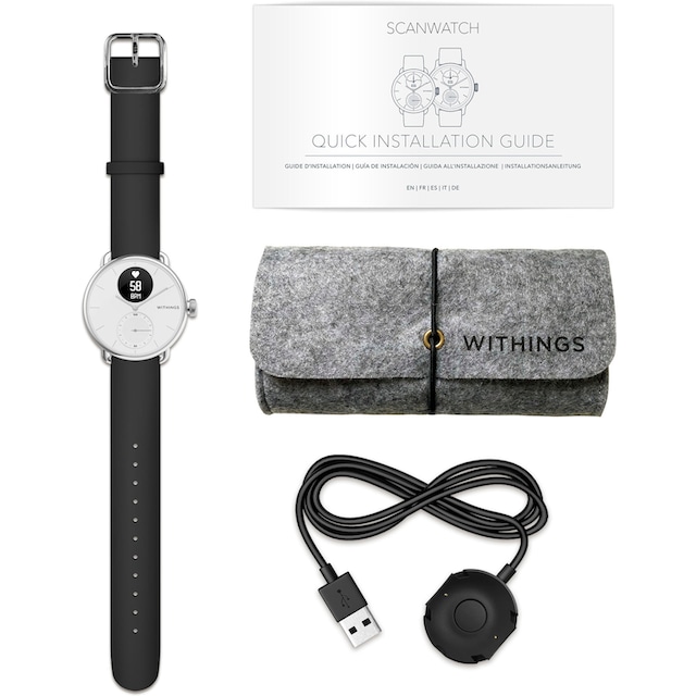 Withings Smartwatch »ScanWatch, 38mm«, (Proprietär) jetzt bei OTTO