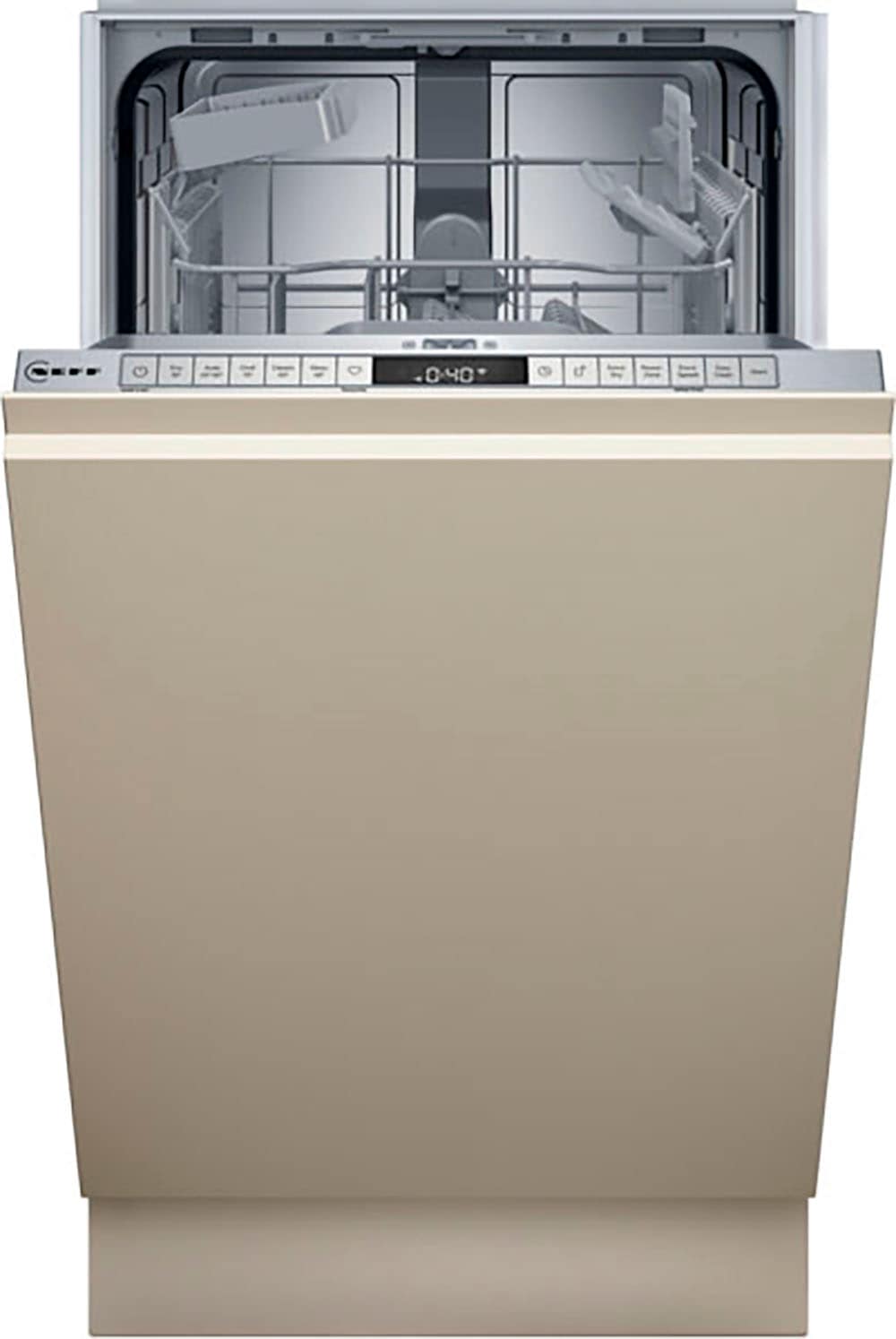 NEFF vollintegrierbarer Geschirrspüler N 50 »S855EKX06E«, 10 Maßgedecke, Time Light: auf den Boden projizierte Restlaufzeit