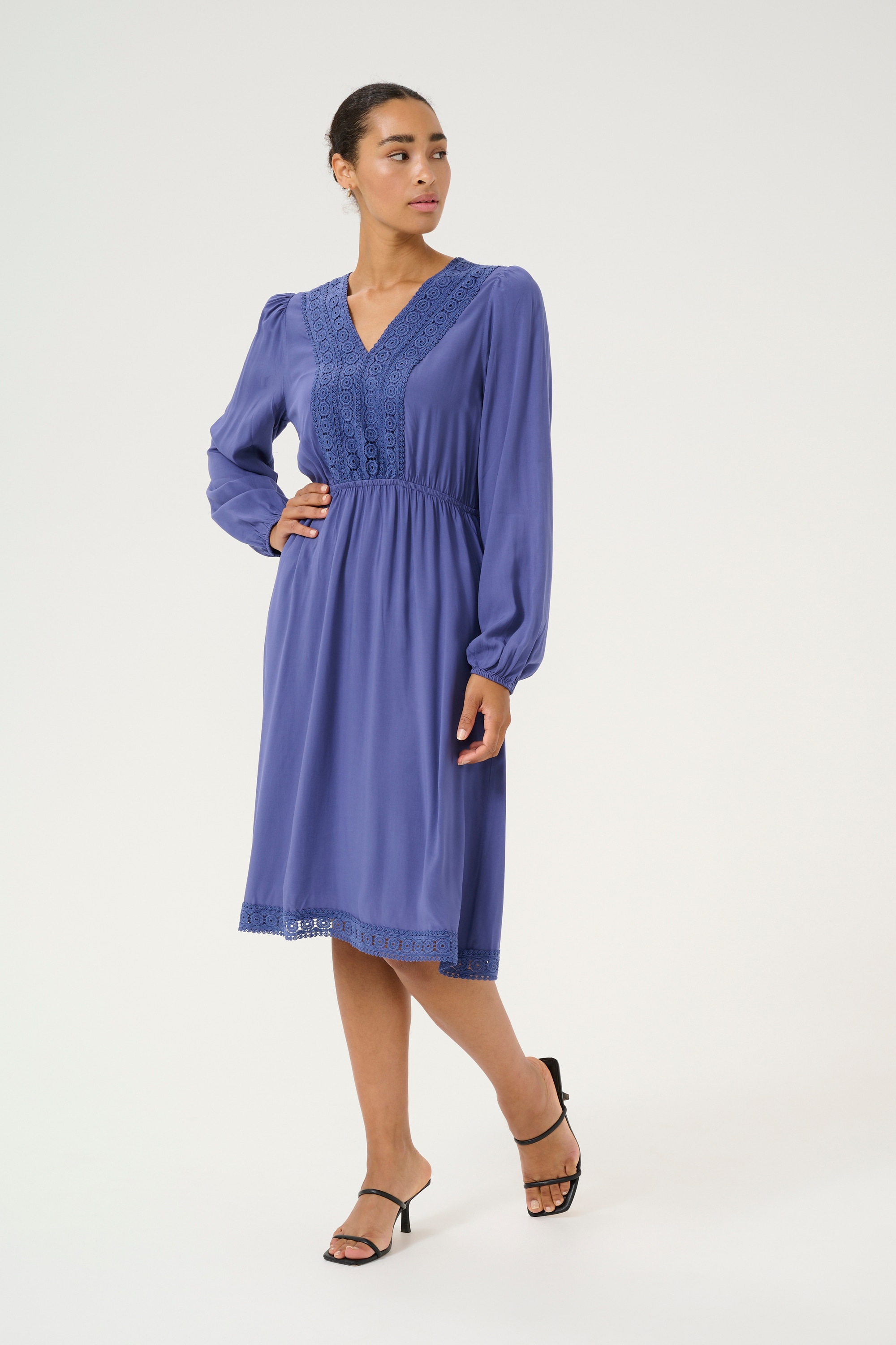 KAFFE Midikleid »Kleid KAfreia«