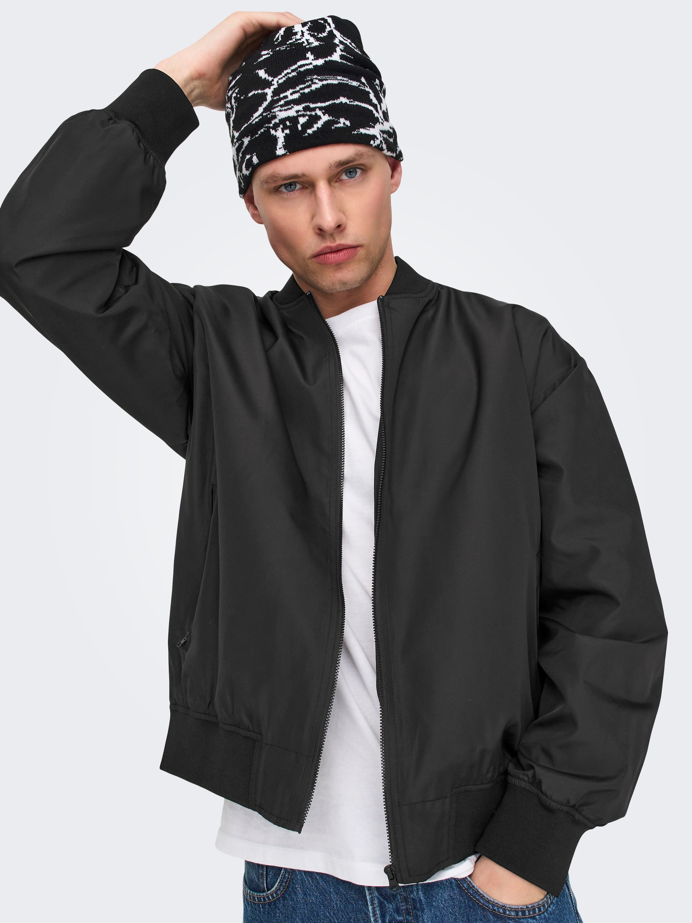 ONLY & SONS Bomberjacke »ONSGAVIN BOMBER JACKET OTW CS«, ohne Kapuze