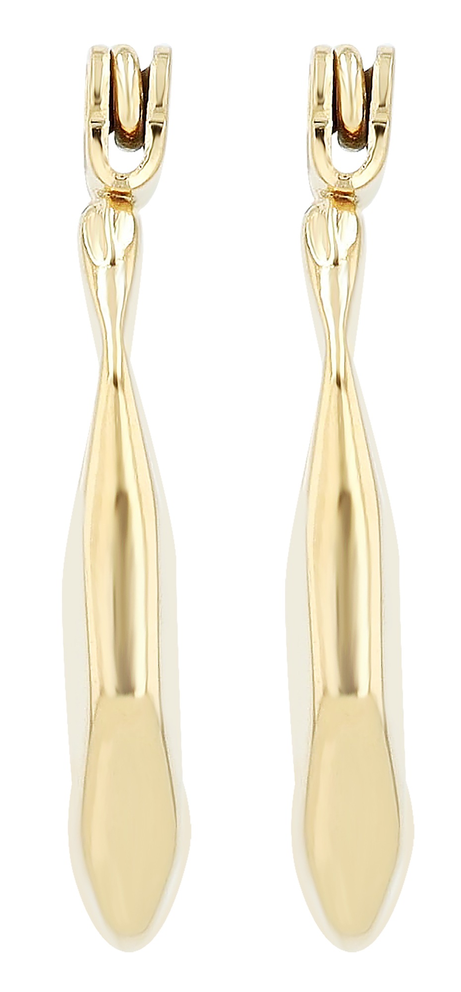 Adelia´s Paar Creolen »Damen Ohrringe ¿ Klappcreole aus Edelstahl«