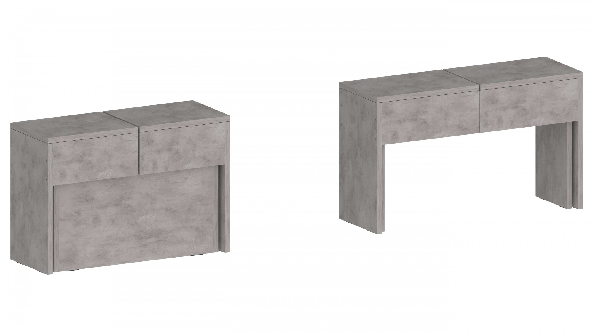 INOSIGN Sitzgruppe »Praktika« Spar-Set, Set beinhaltet 2 Bänke, 2 Stk. tlg. Je Bank ausziehbar bis 290 cm