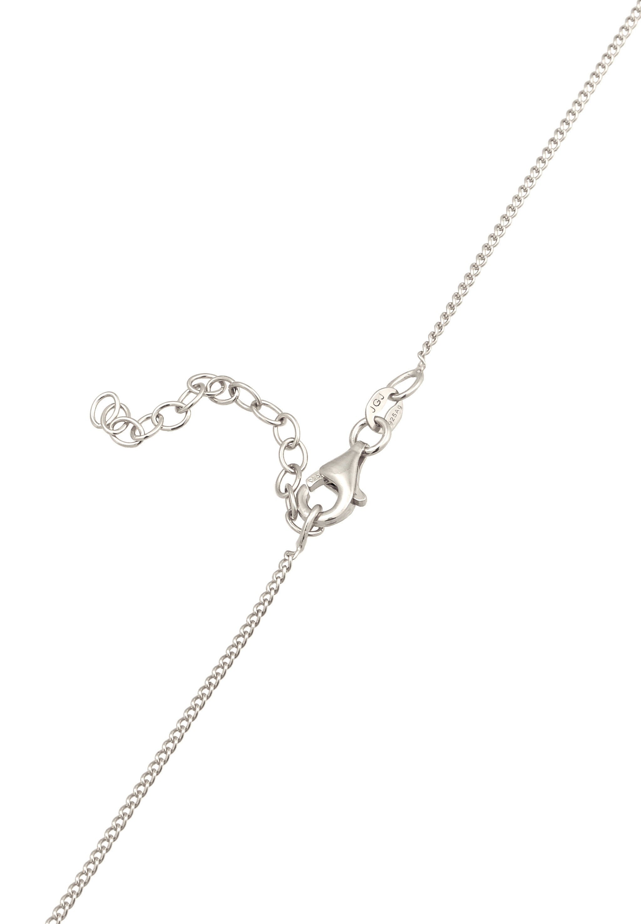 Elli Kette mit Anhänger »Halskette Kreuz mit Kristalle von Swarovski® Weiß, 925 Sterling Silber«