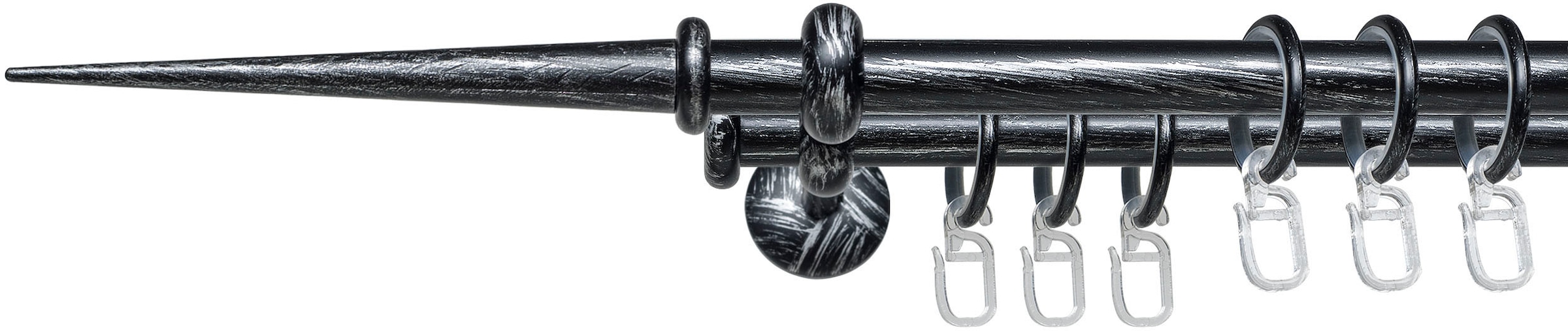 Liedeco Gardinenstangen-Endstück »Endstück, Endknopf Spitze "Esperanca" für 16 mm Stangen« Endstück, Endknopf