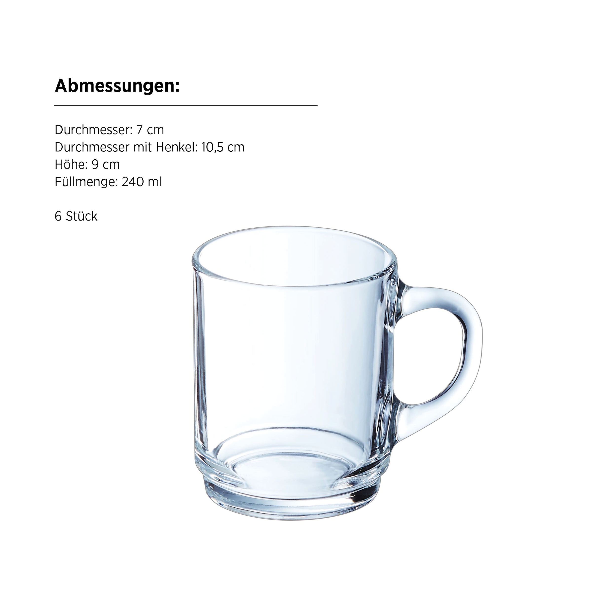 Luminarc Gläser-Set »Teeglas-Set«