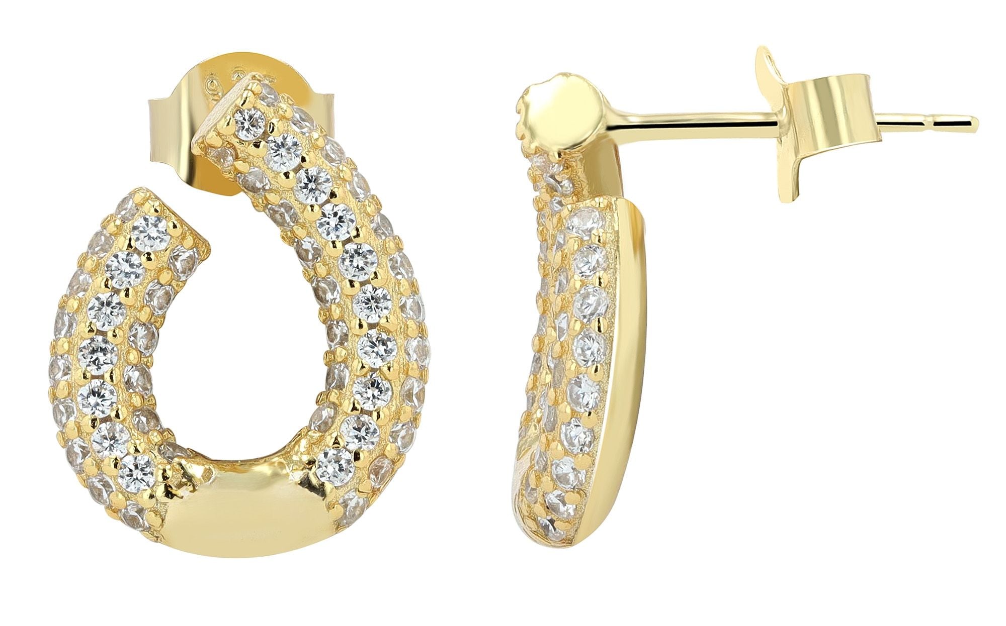 Adelia´s Paar Ohrstecker »Damen Ohrringe ¿ Ohrstecker aus 925 Silber«