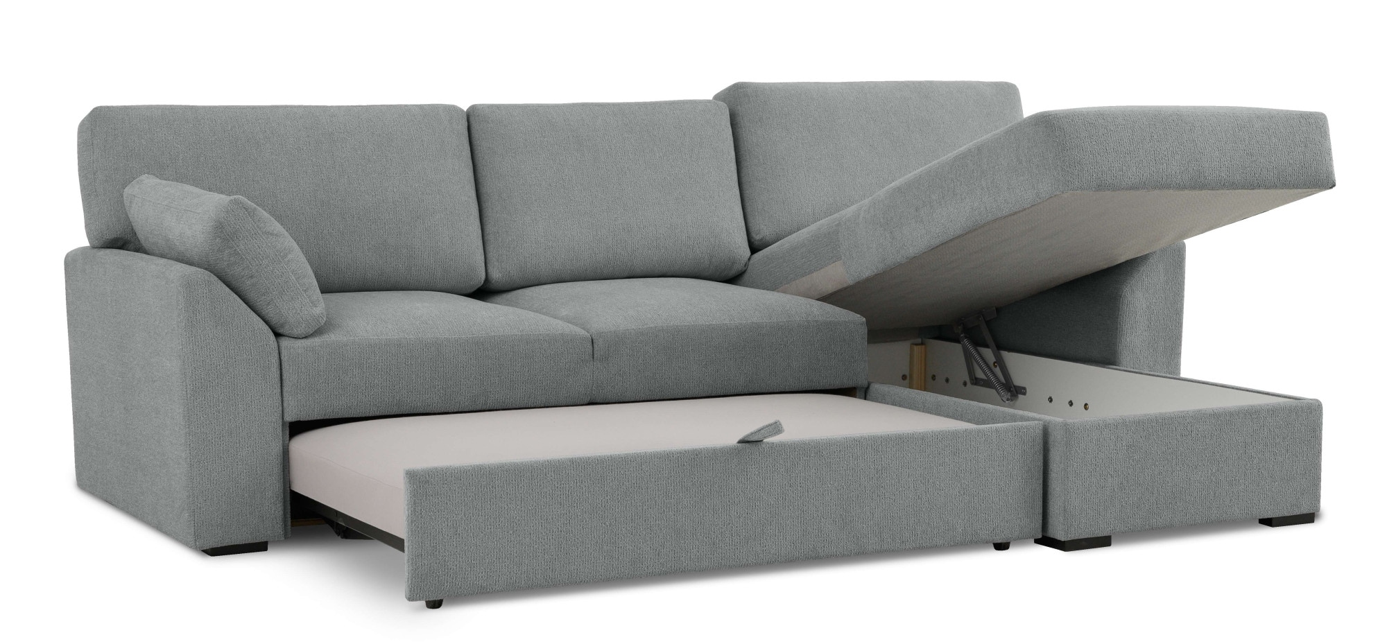 Home affaire Ecksofa »Citry«, Breite 246 cm, Chenille, Bettfunktion, Bettkasten, L-Form