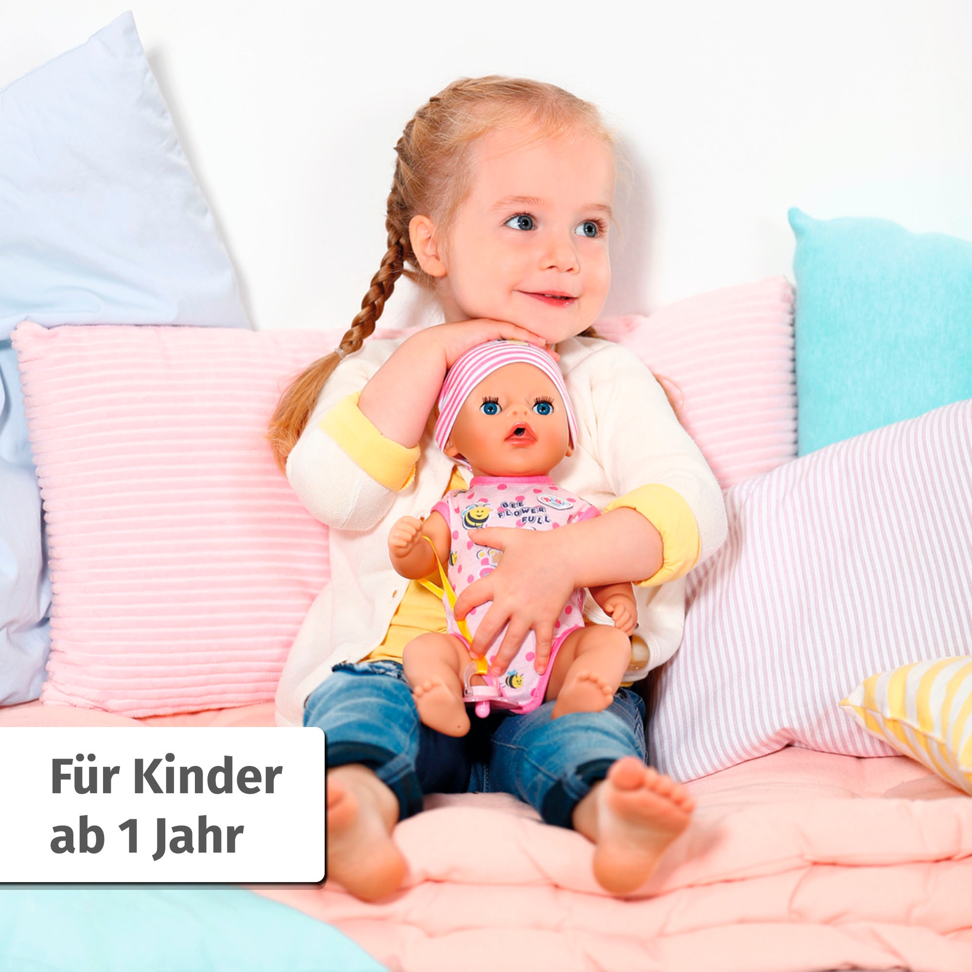 Baby Born Babypuppe »Little Baby Girl 36 cm«, mit 7 Funktionen