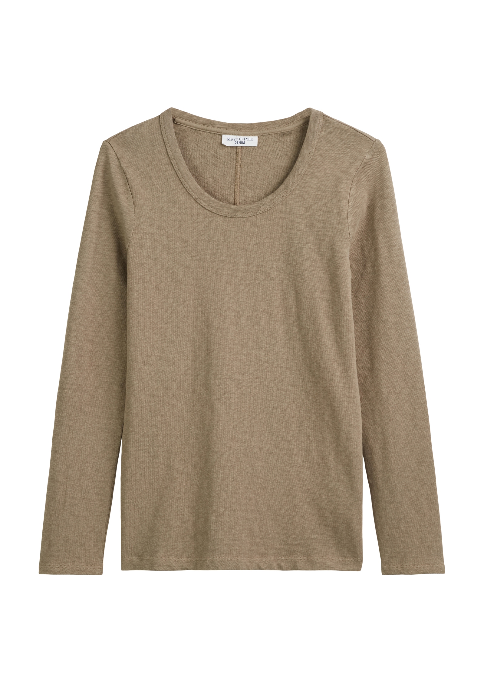 Marc O'Polo DENIM Longsleeve, mit charakteristischer unregelmäßiger Oberfläche