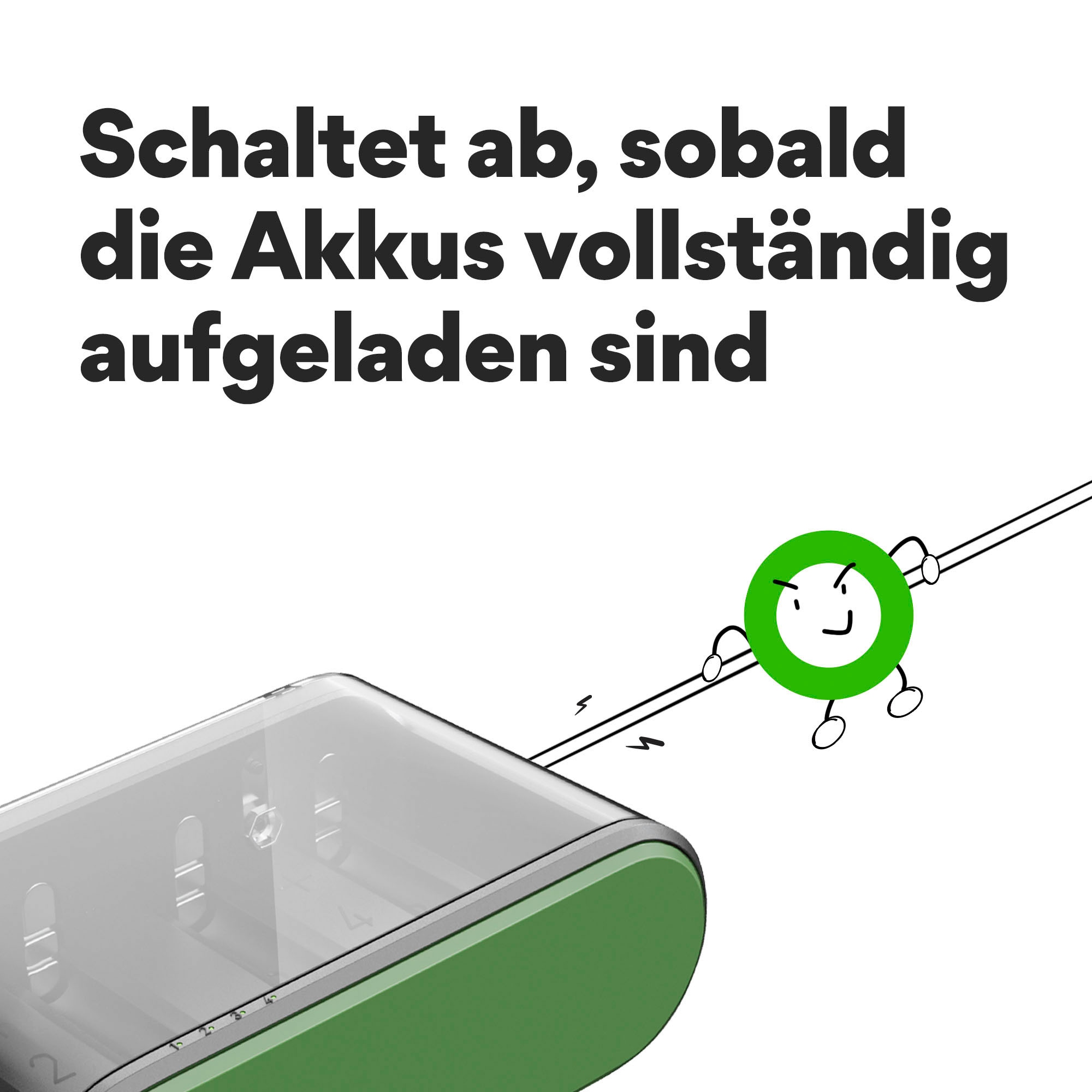 GP Batteries Batterie-Ladegerät »ReCyko B631 Universell für AA/AAA/C/D/9V Akkus«