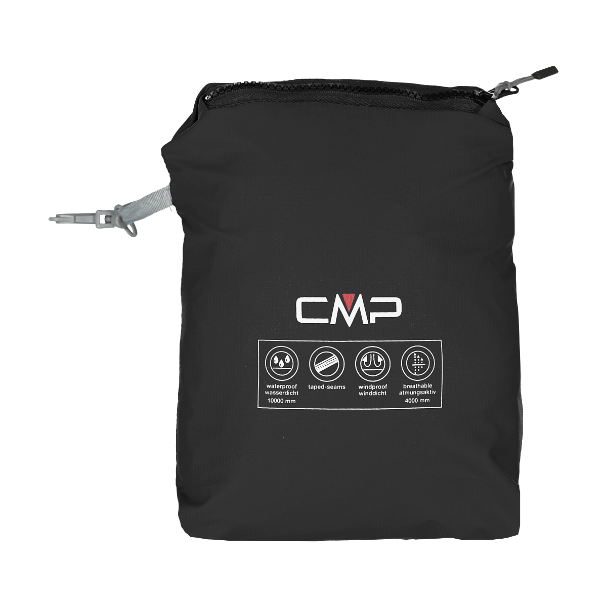 CMP Regenjacke, mit Kapuze, Atmungsaktiv & Winddicht & Wasserdicht