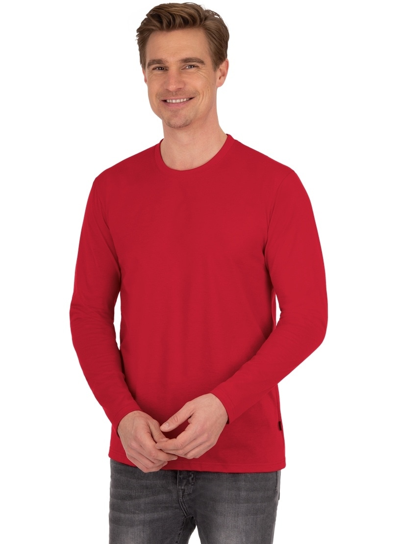 Baumwolle« T-Shirt OTTO online »TRIGEMA bei aus Trigema kaufen 100% Langarmshirt
