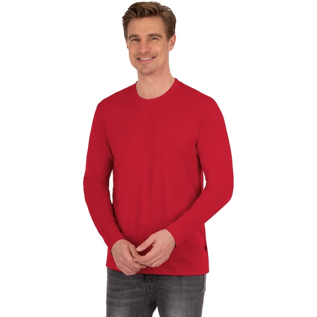 Trigema T-Shirt »TRIGEMA Langarmshirt aus 100% Baumwolle« online kaufen bei  OTTO
