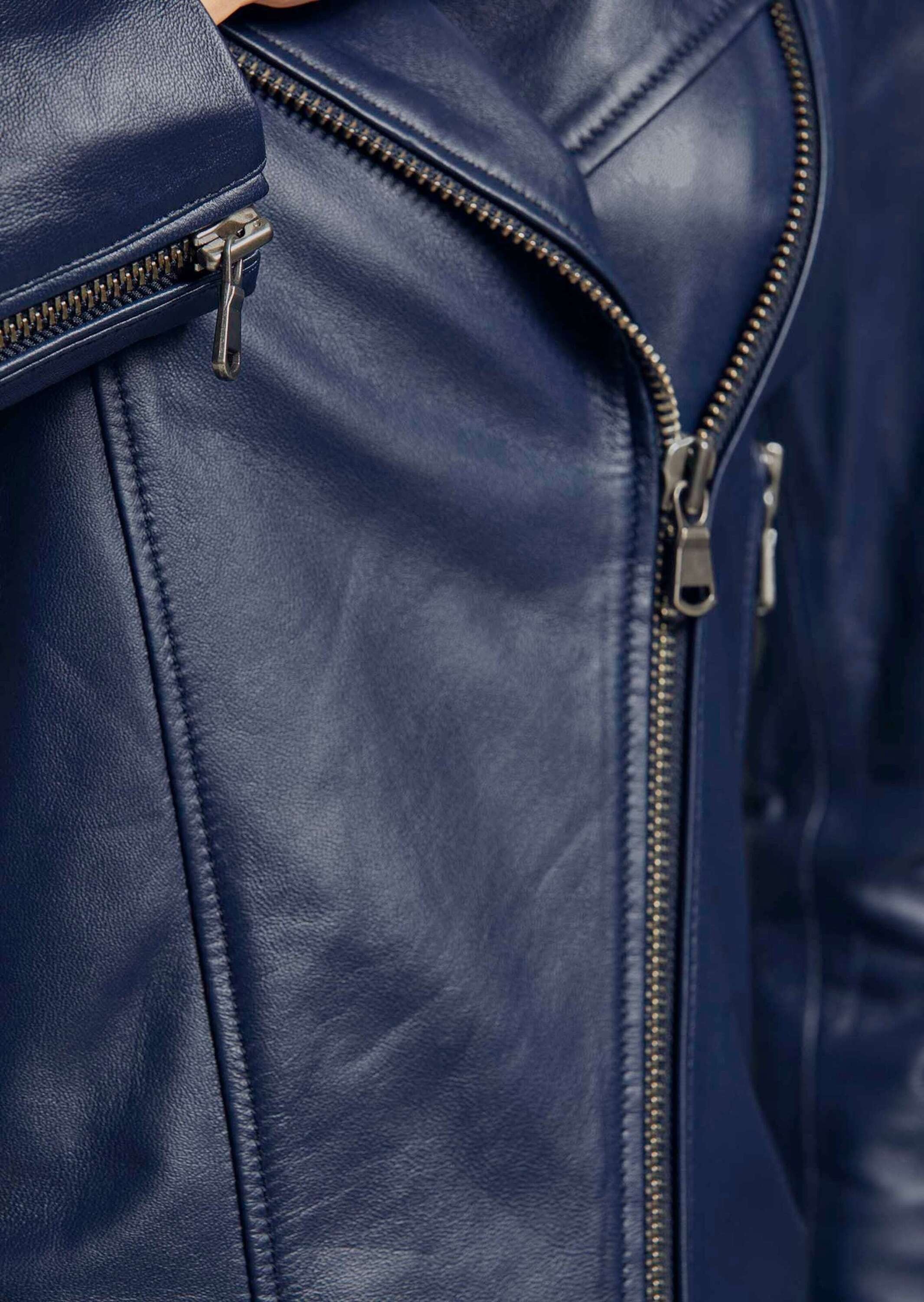 MADELEINE Lederjacke »Lederjacke Lederjacke im Biker-Style«