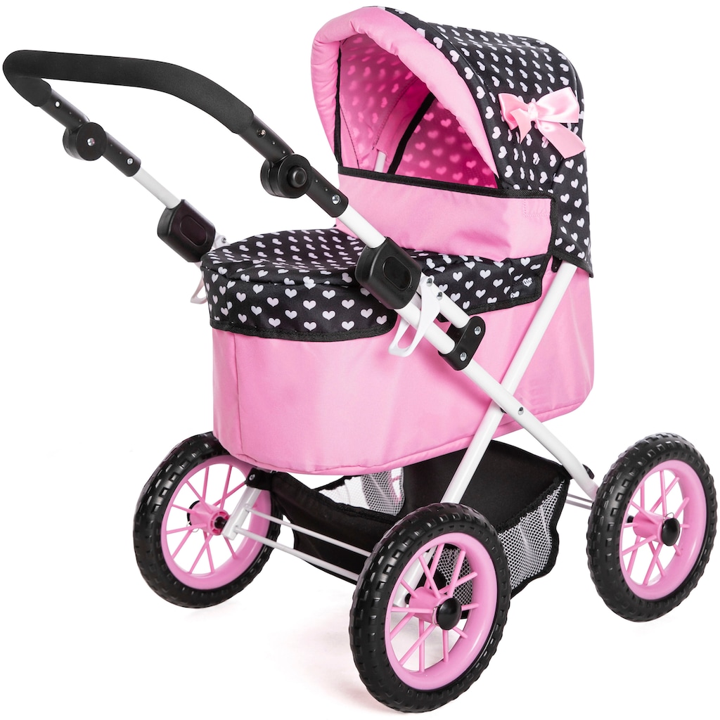 Bayer Puppenwagen »Trendy, pink/schwarz«