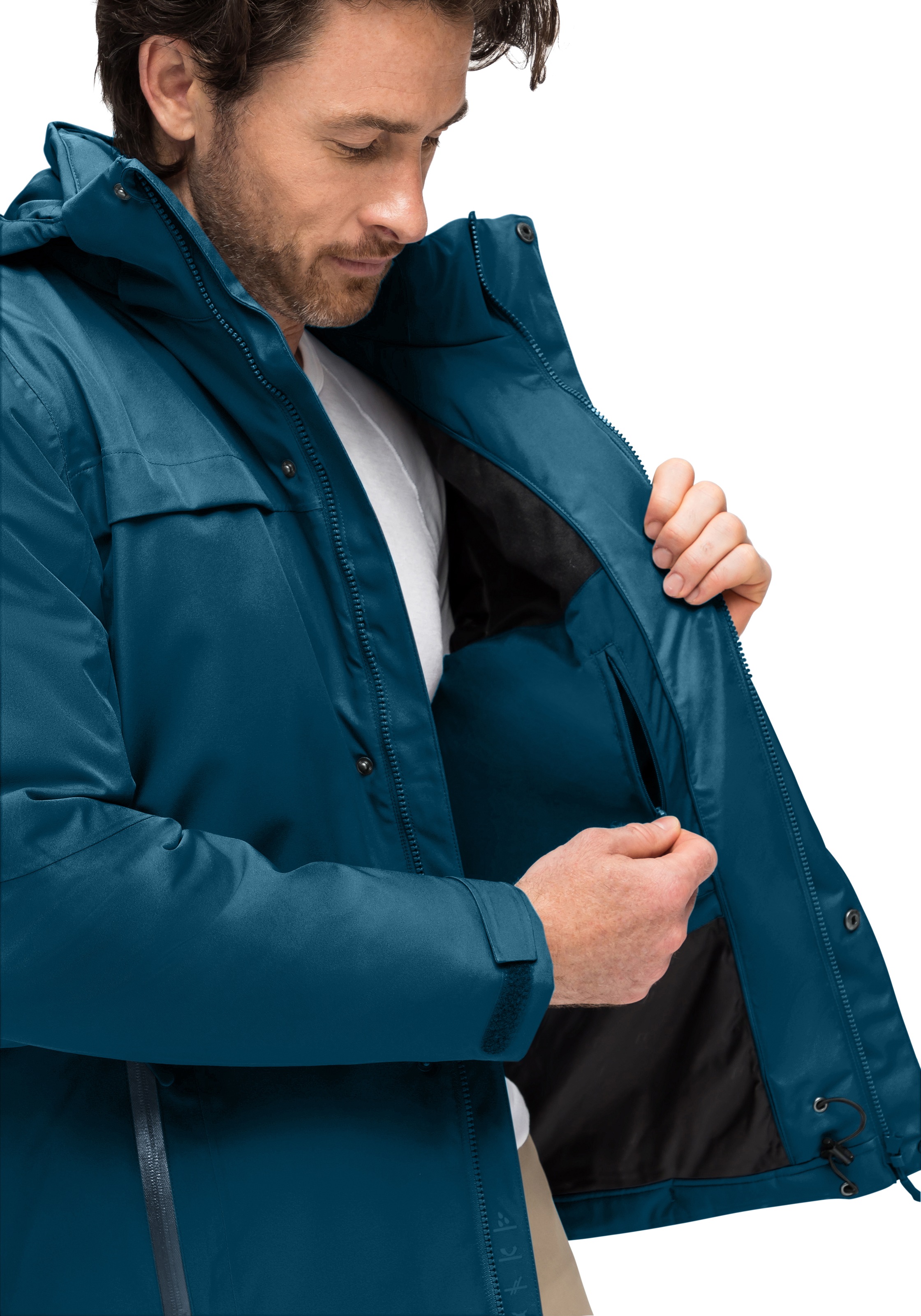 Maier Sports Funktionsjacke »Peyor M«, Herren Jacke, warm wattierte Winterjacke, wind/wasserdicht, Regular Fit