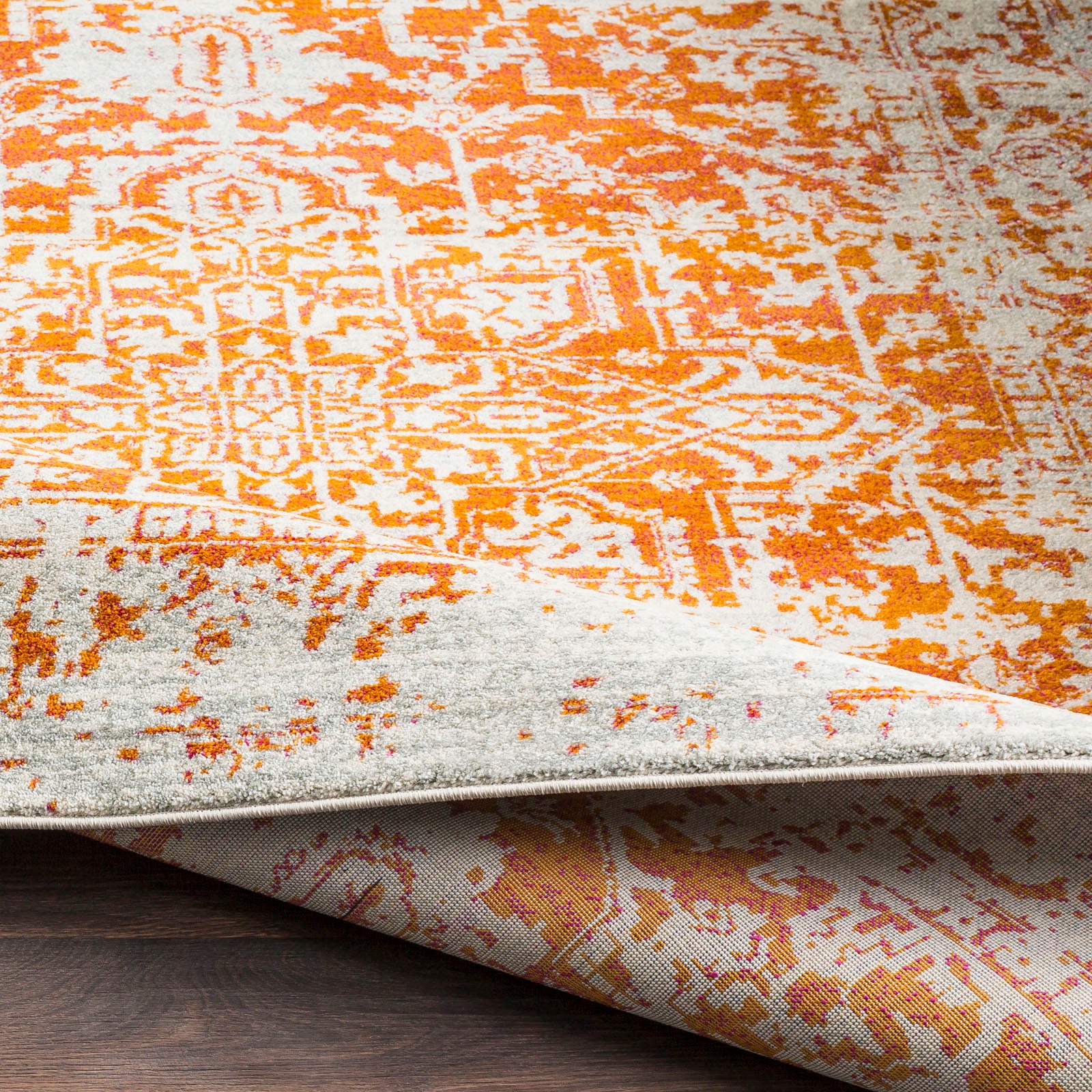 Livabliss Teppich »SYRACUSA«, rechteckig, 12 mm Höhe, Kurzflor Orientteppich, Wohnzimmer, Schlafzimmer, Orange