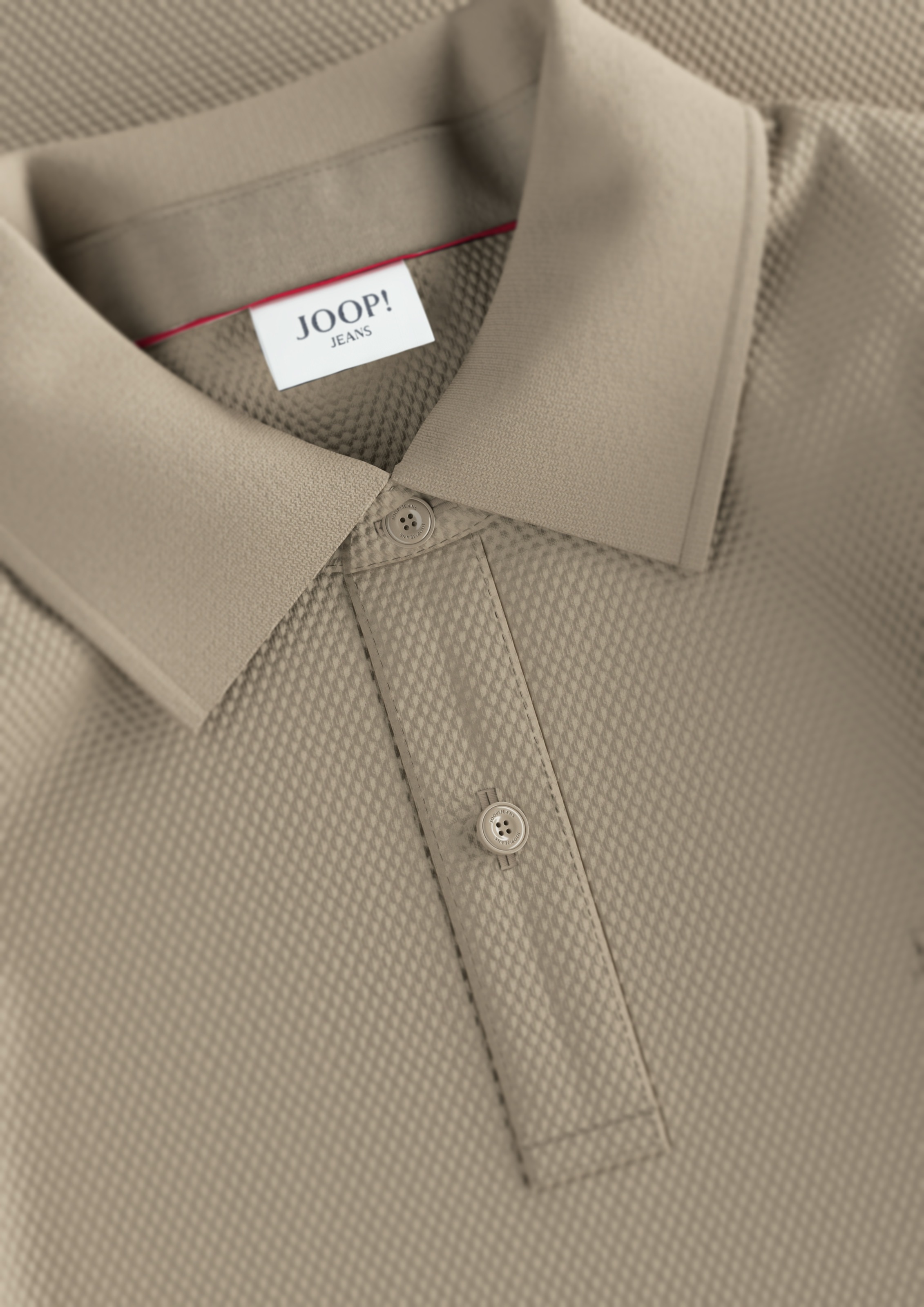 Joop Jeans Poloshirt »Amare«, mit Streifendetails an den Ärmeln