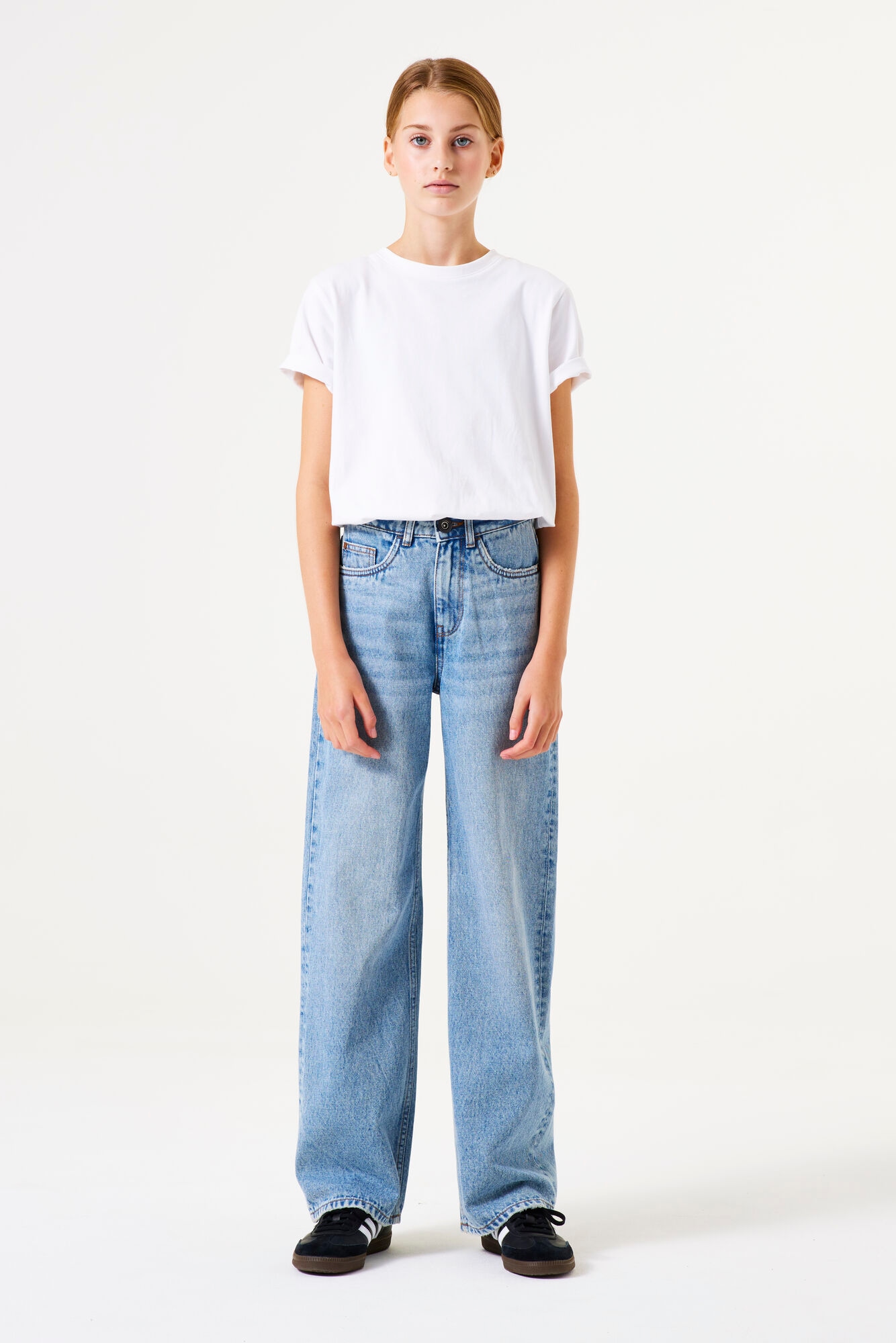 Garcia Schlagjeans »Ilvy« for Girls in blau, Größe 146