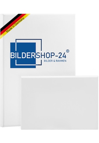 Bildershop-24 Bilderrahmen »Bespannter Keilrahmen, Leinwand (unbedruckt)«, (1 St.),... kaufen